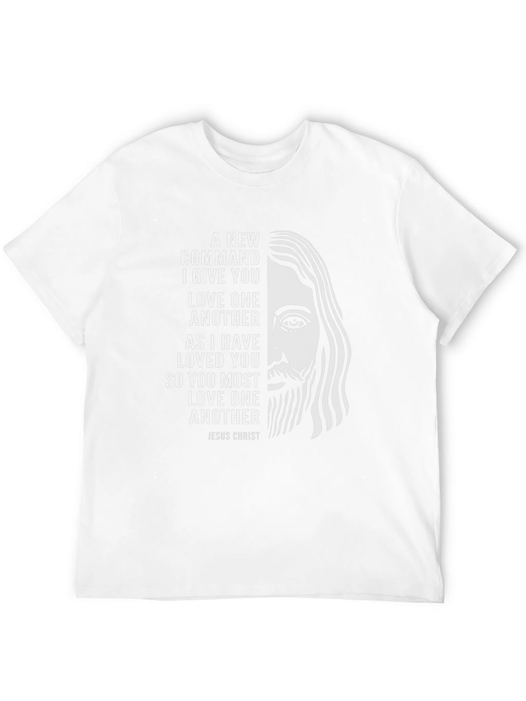 Jesus Christ Graphic T-Shirt - Love One Another