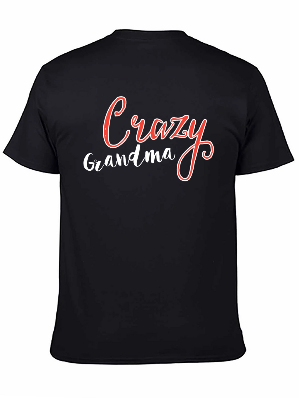 Crazy Grandma Graphic Tee - Novelty T-Shirt