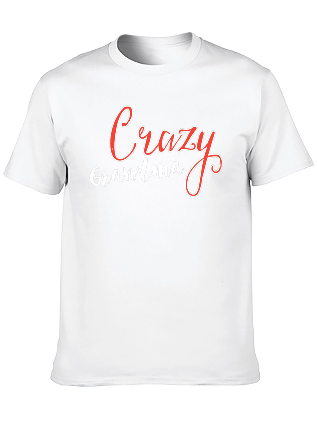 Crazy Grandma Graphic Tee - Novelty T-Shirt