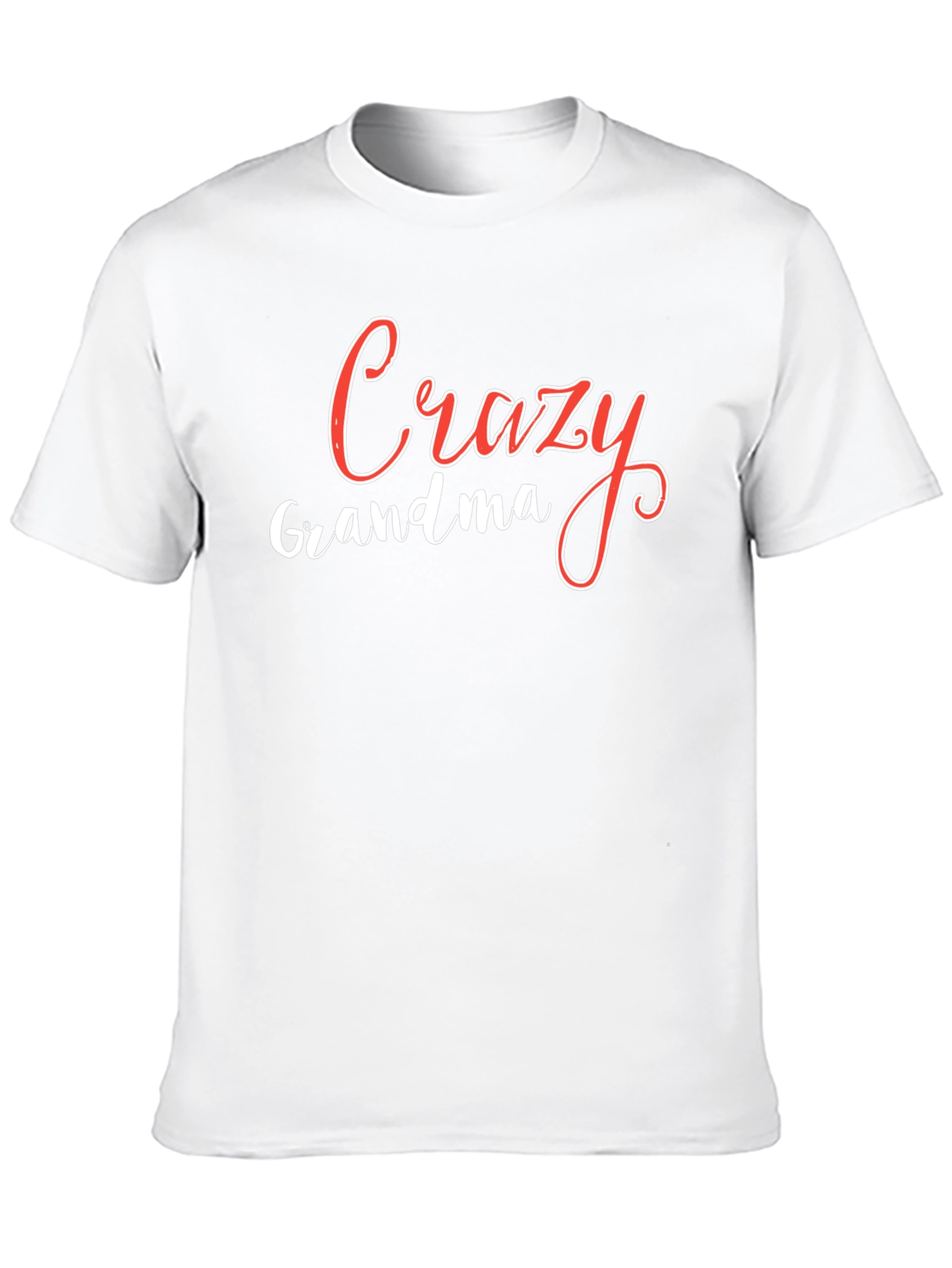Crazy Grandma Graphic Tee - Novelty T-Shirt