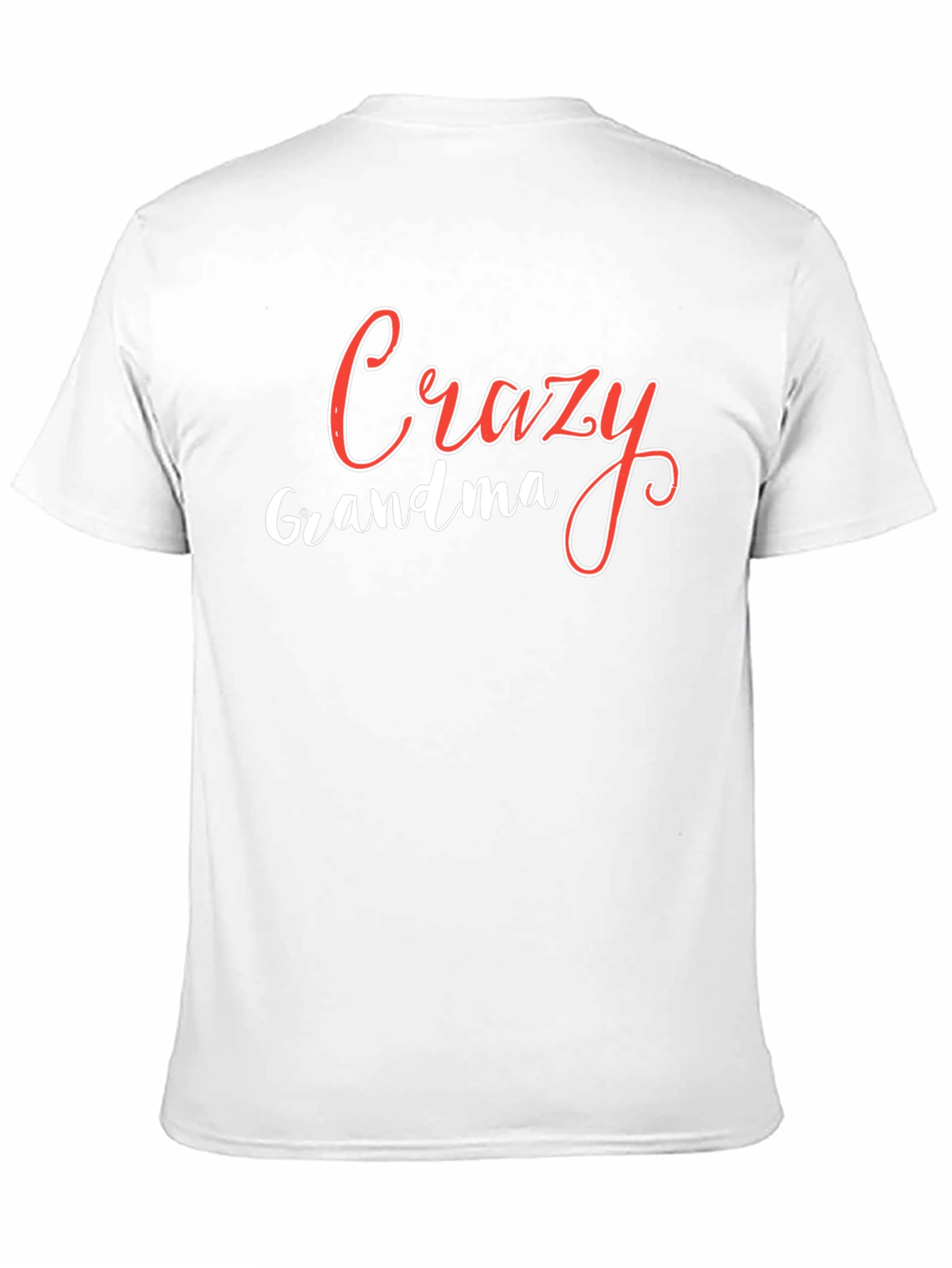Crazy Grandma Graphic Tee - Novelty T-Shirt