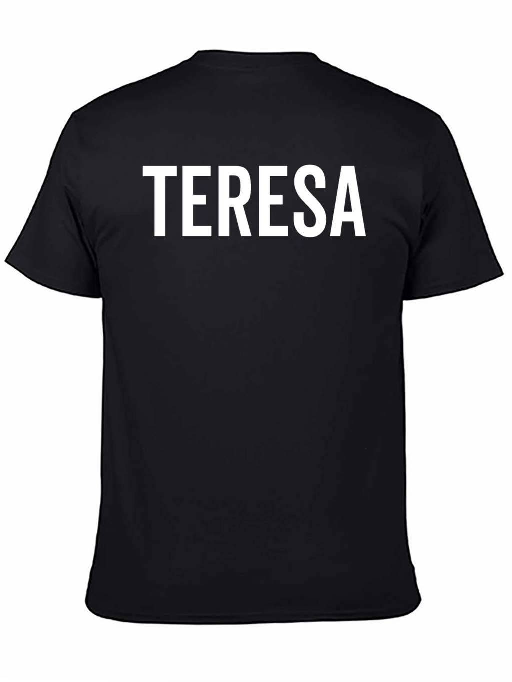 Teresa Personalized Black T-Shirt