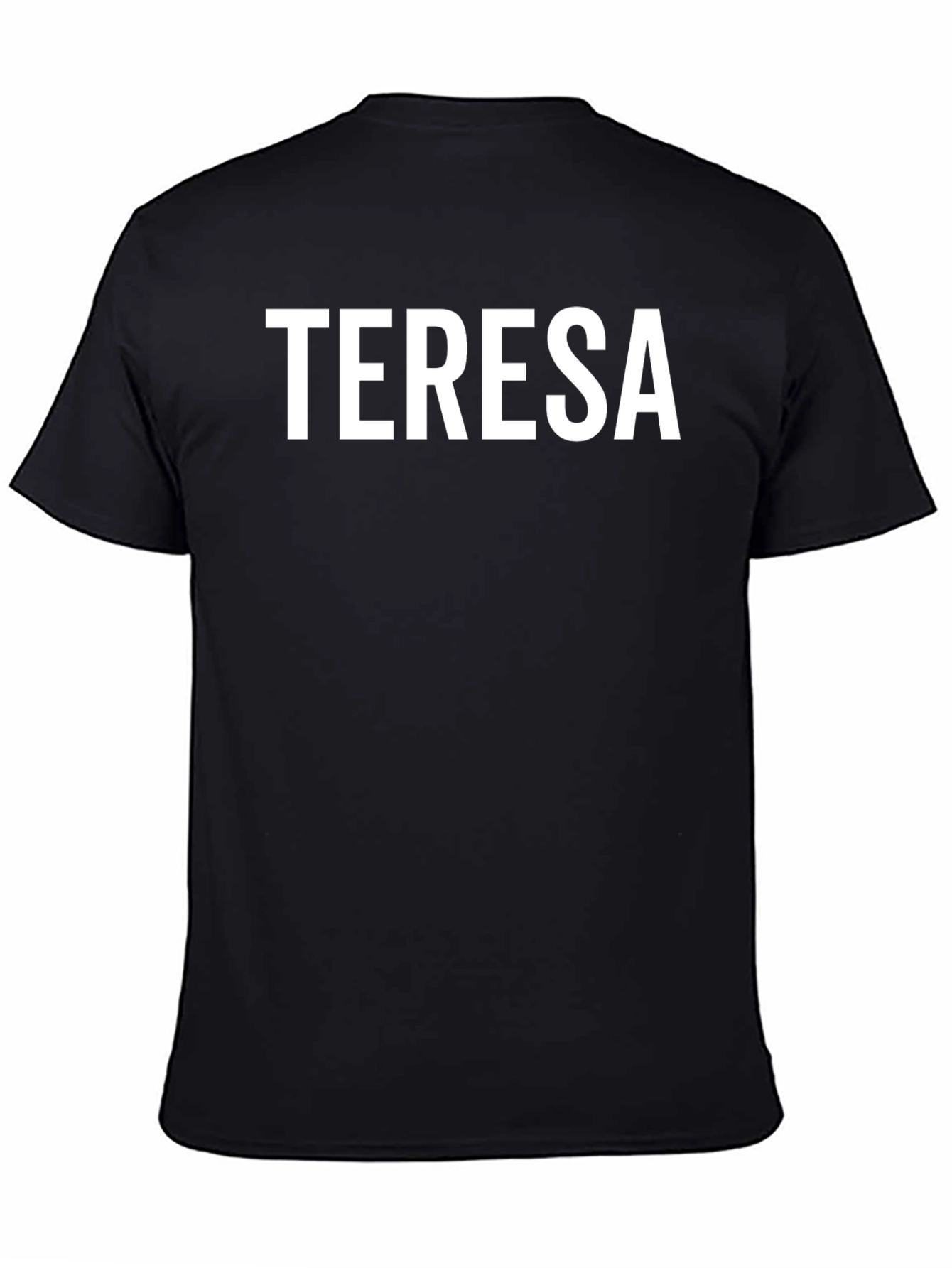 Teresa Personalized Black T-Shirt