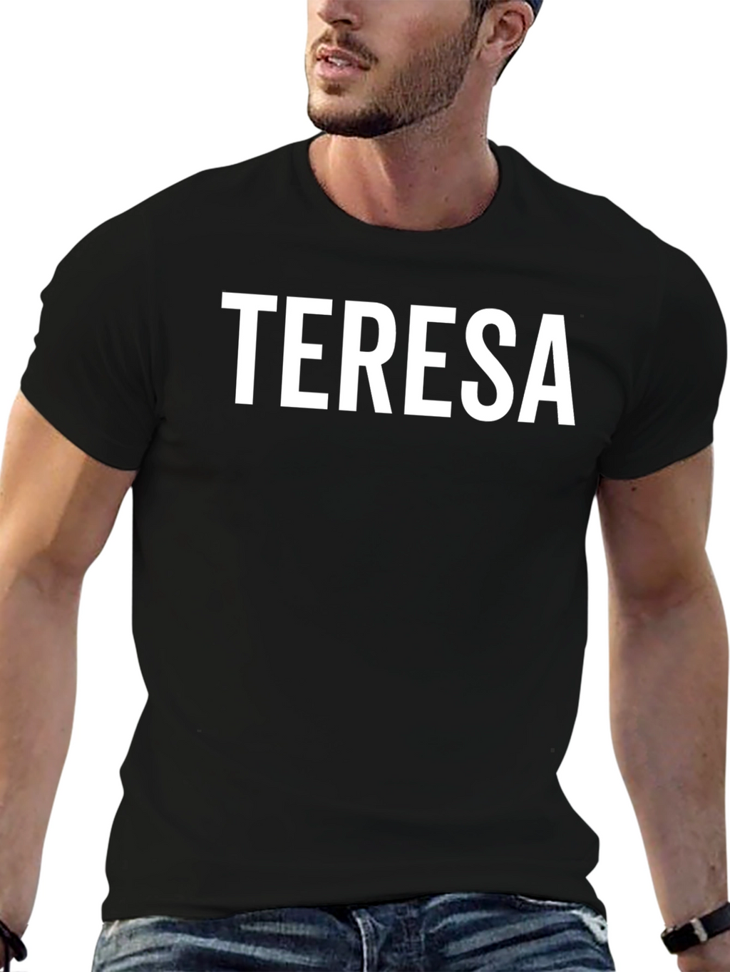 Teresa Personalized Black T-Shirt