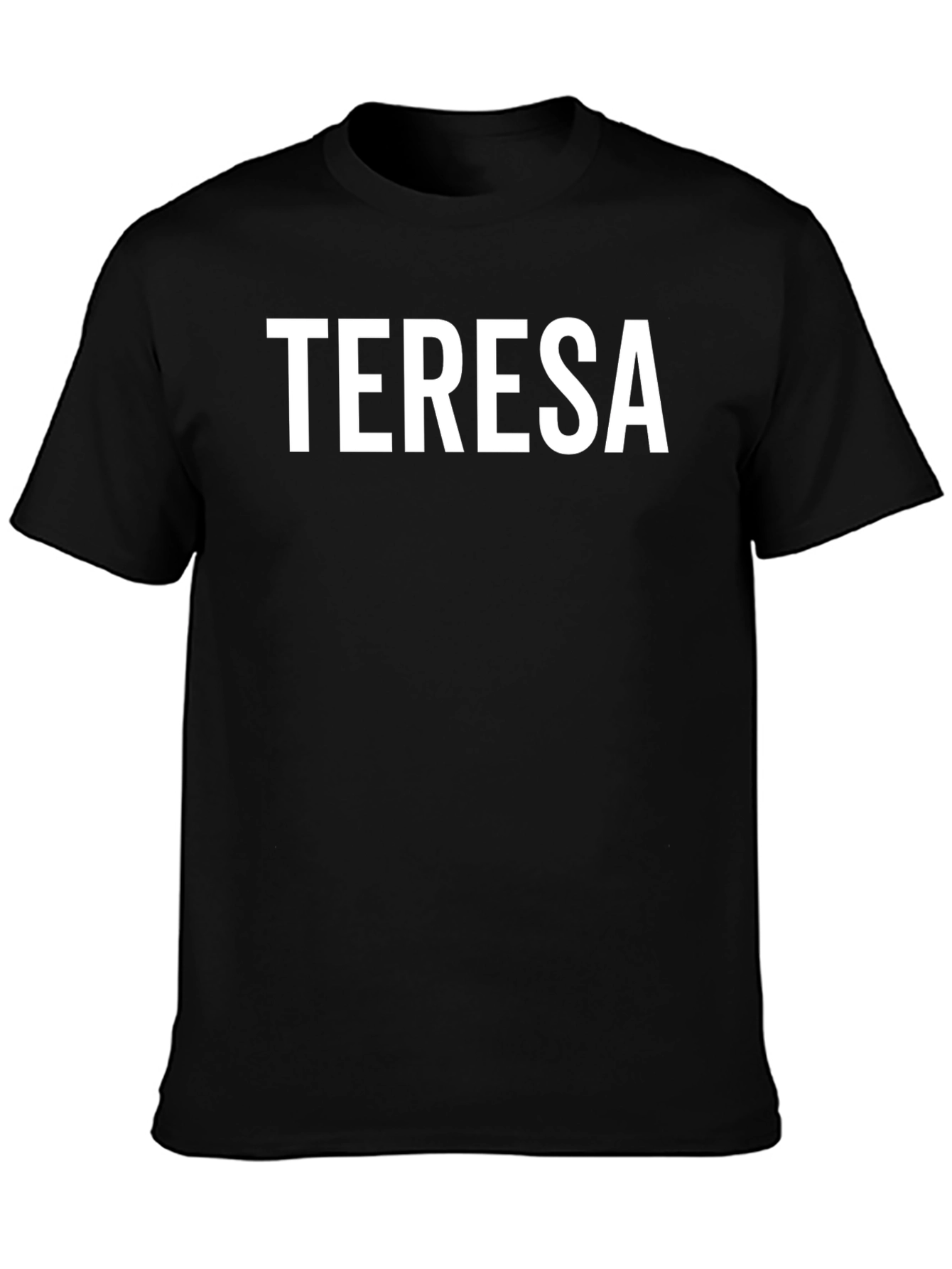 Teresa Personalized Black T-Shirt