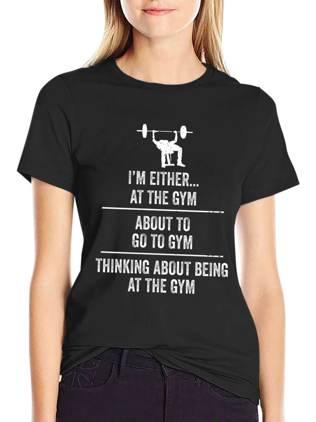 Gym Motivation T-Shirt - Weightlifting Design
