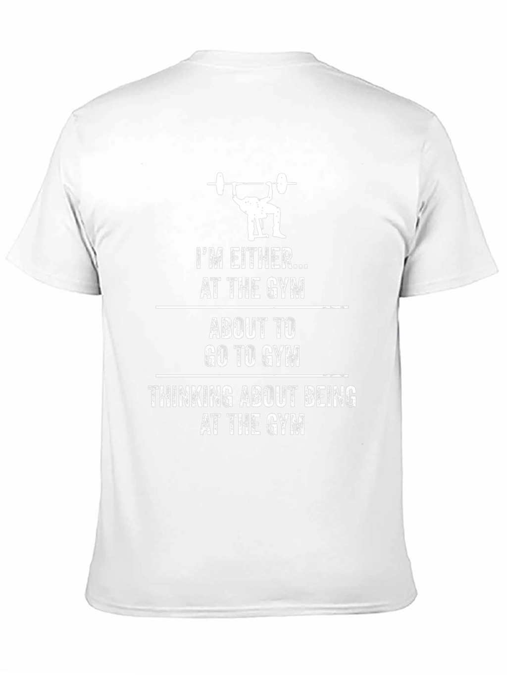 Gym Motivation T-Shirt - Weightlifting Design