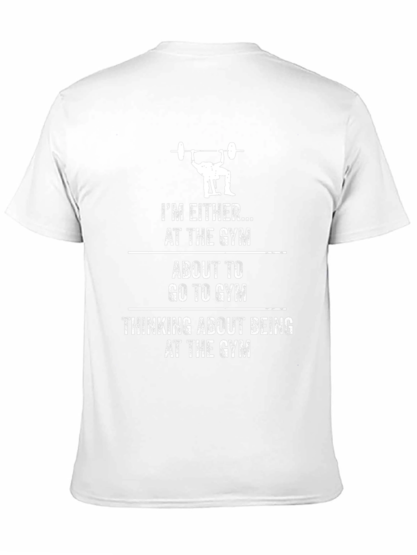 Gym Motivation T-Shirt - Weightlifting Design