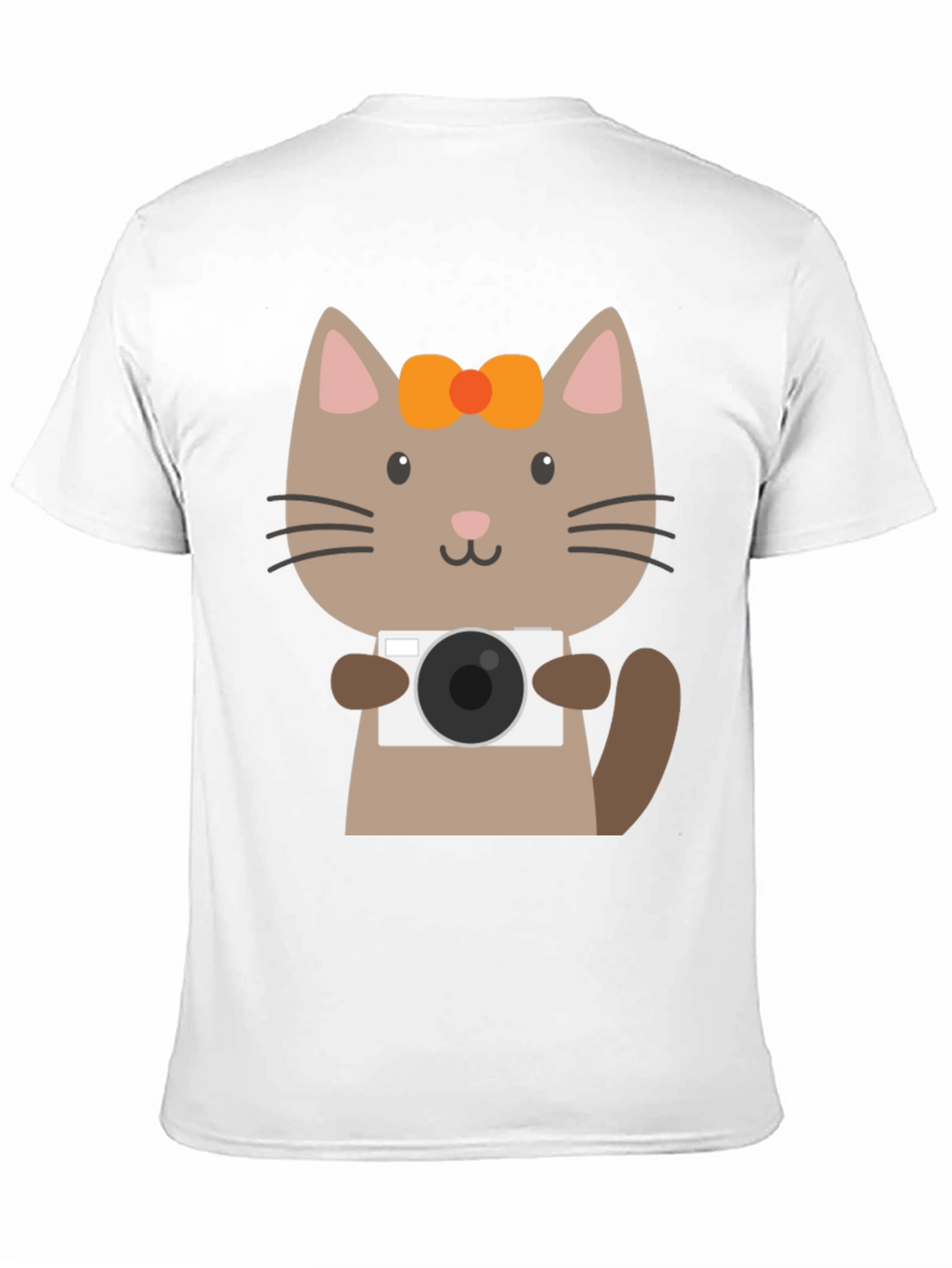 Cute Cat Photographer Graphic T-Shirt