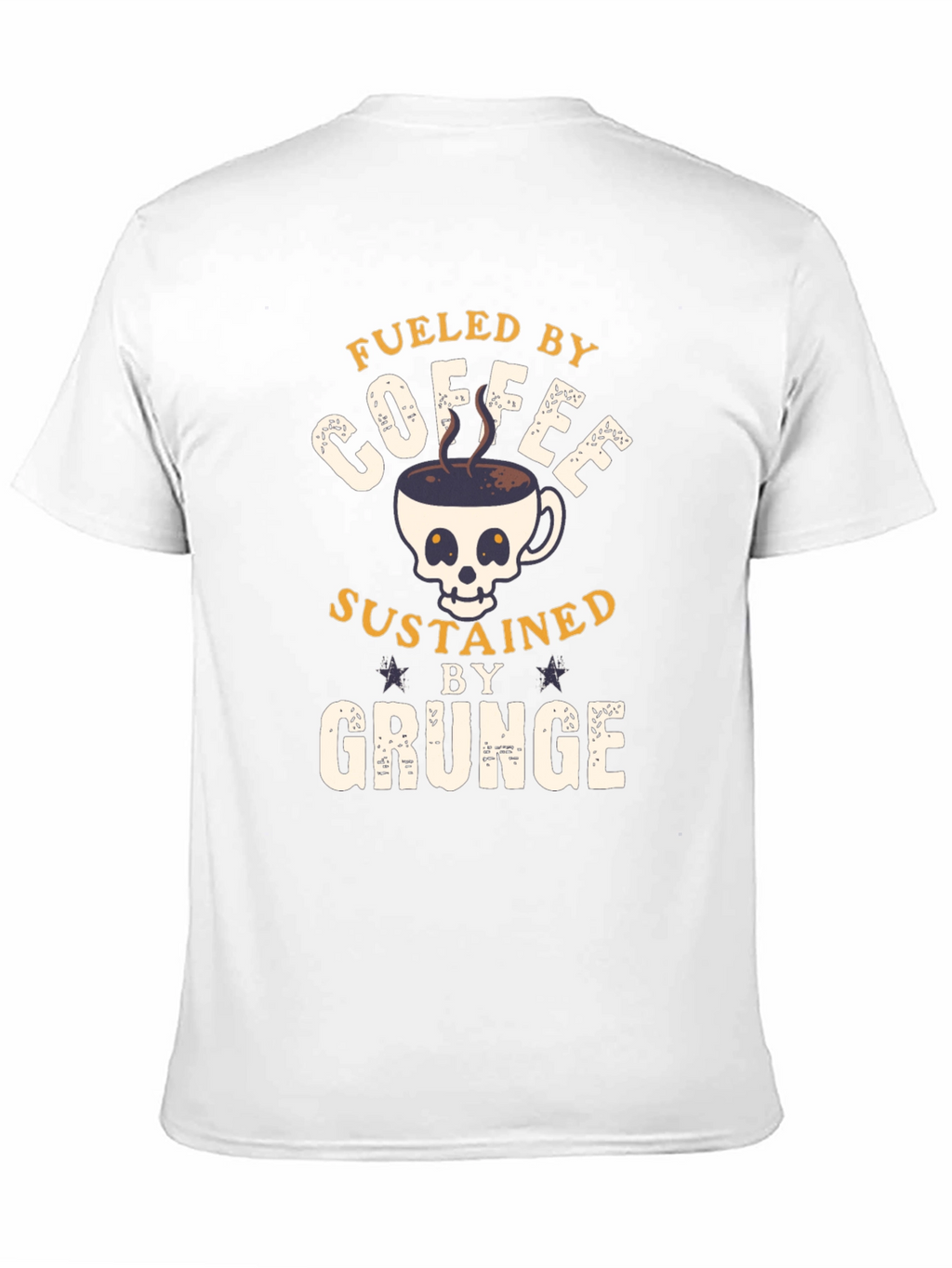 Fueled By Coffee Grunge T-Shirt
