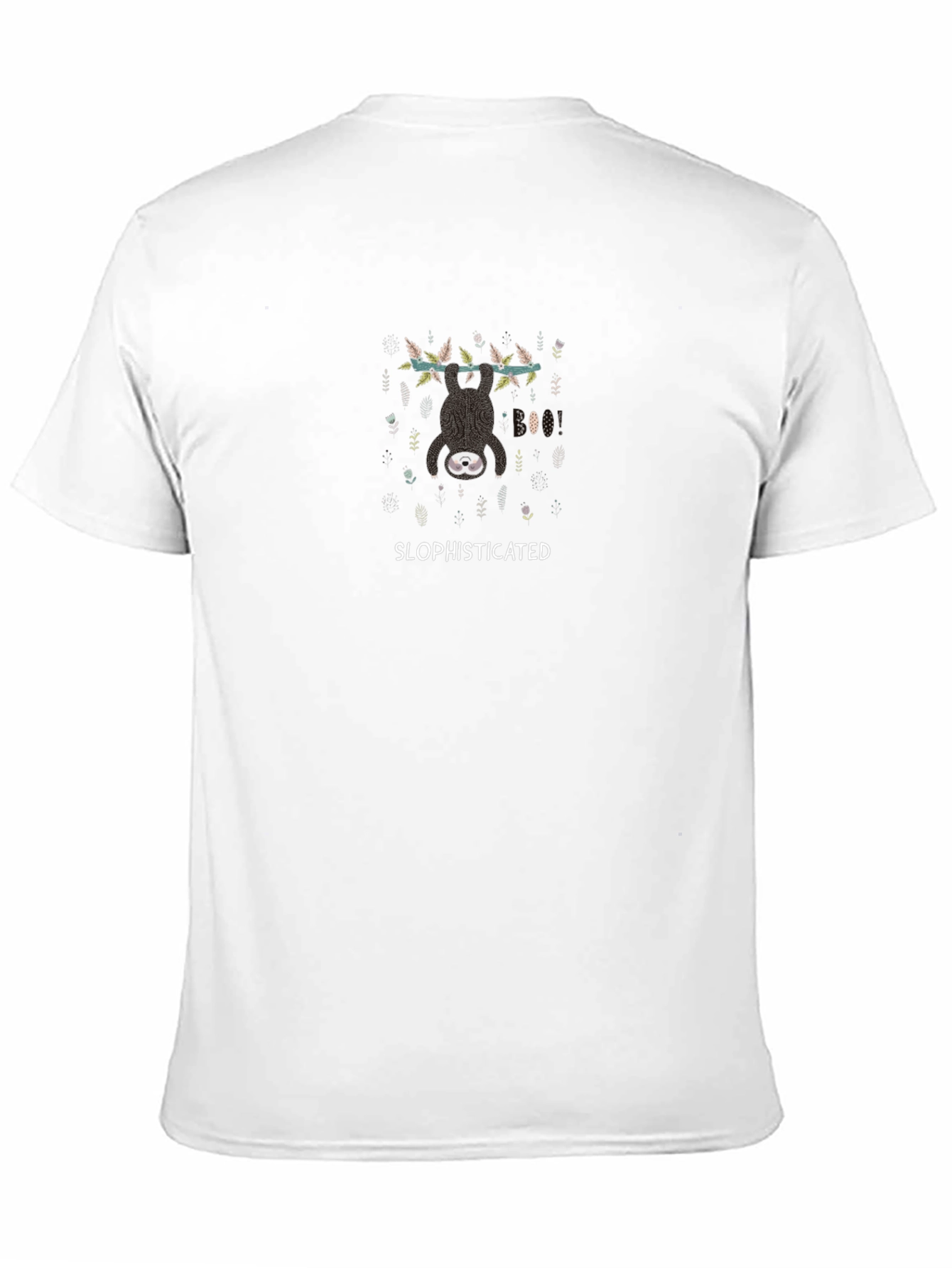 Slophisticated Sloth T-Shirt - Black