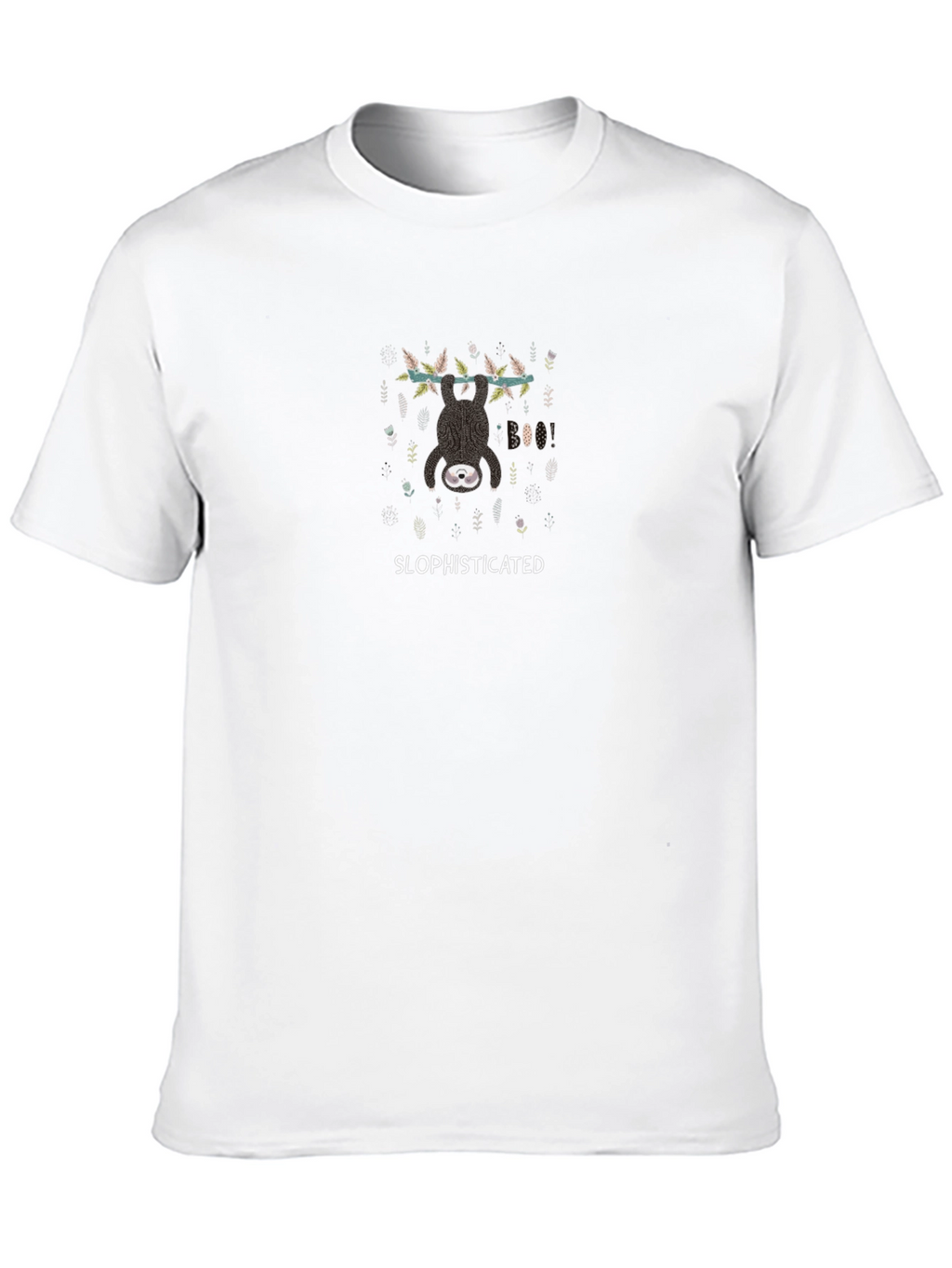 Slophisticated Sloth T-Shirt - Black