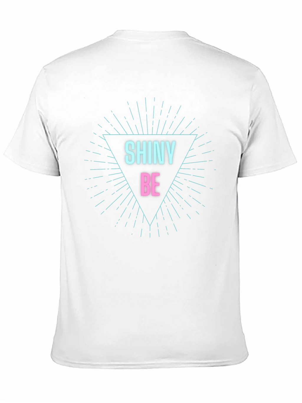 Shiny Be Graphic Tee - Black Cotton Comfort