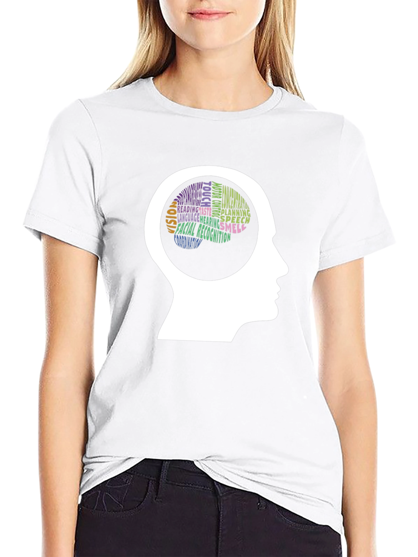 Brain Function T-Shirt - Black Short Sleeve Knowledgeable