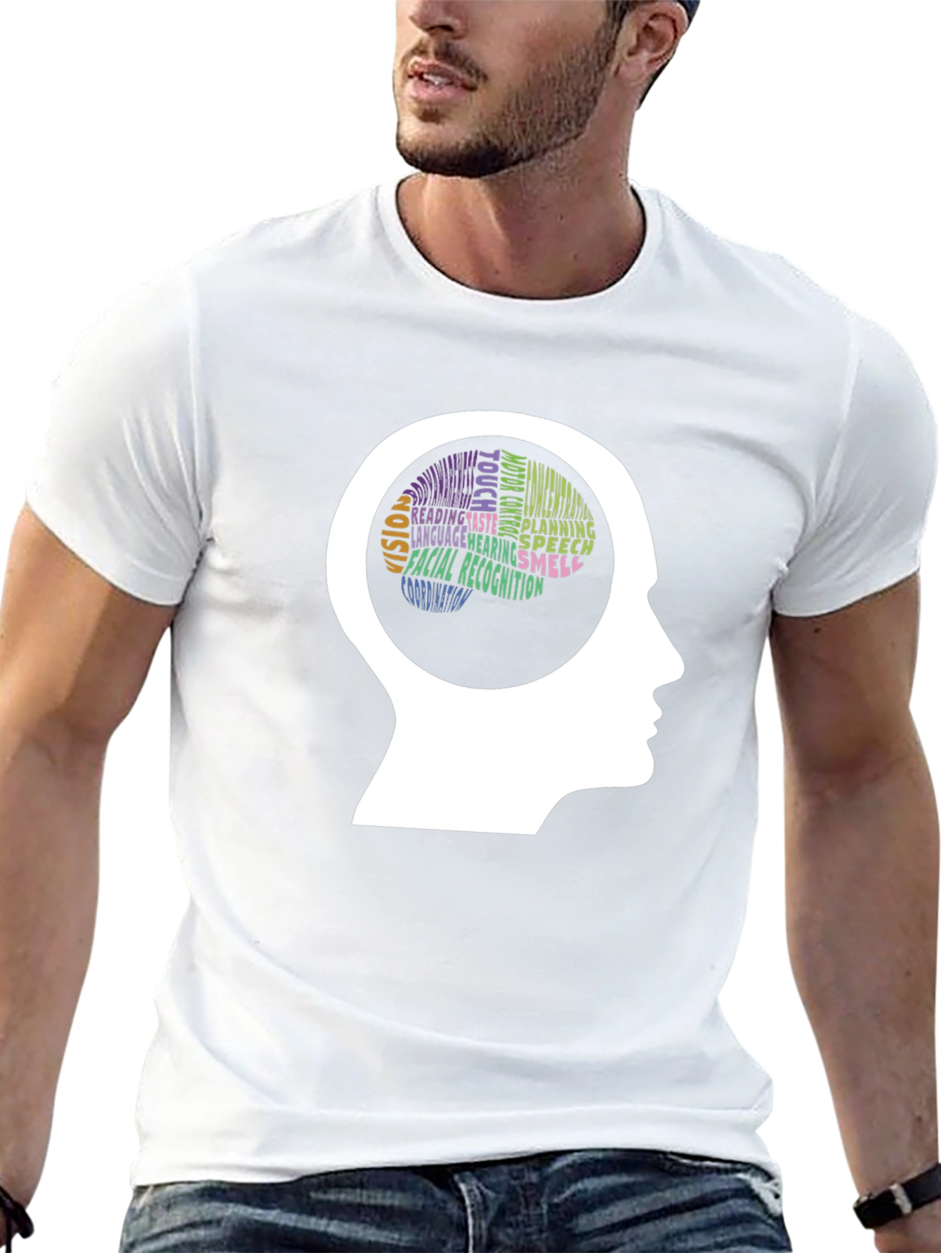 Brain Function T-Shirt - Black Short Sleeve Knowledgeable