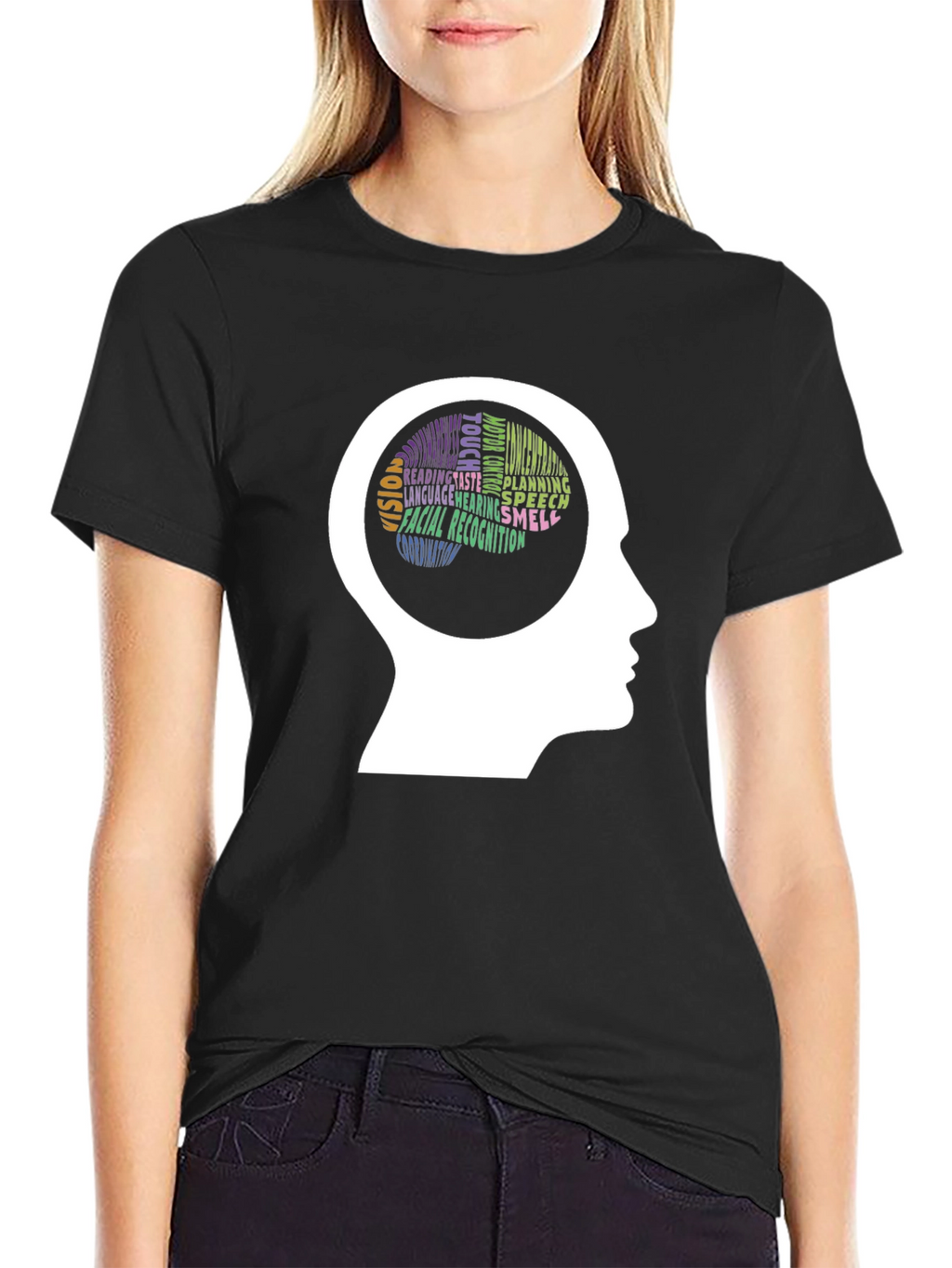 Brain Function T-Shirt - Black Short Sleeve Knowledgeable