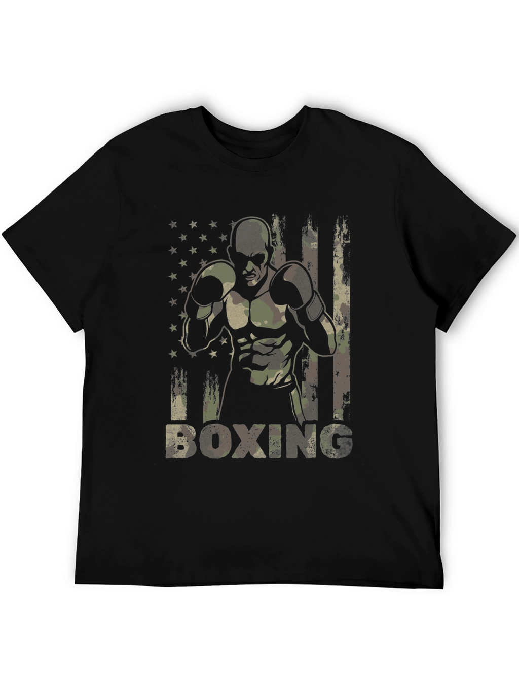 Military Boxing Camo T-Shirt