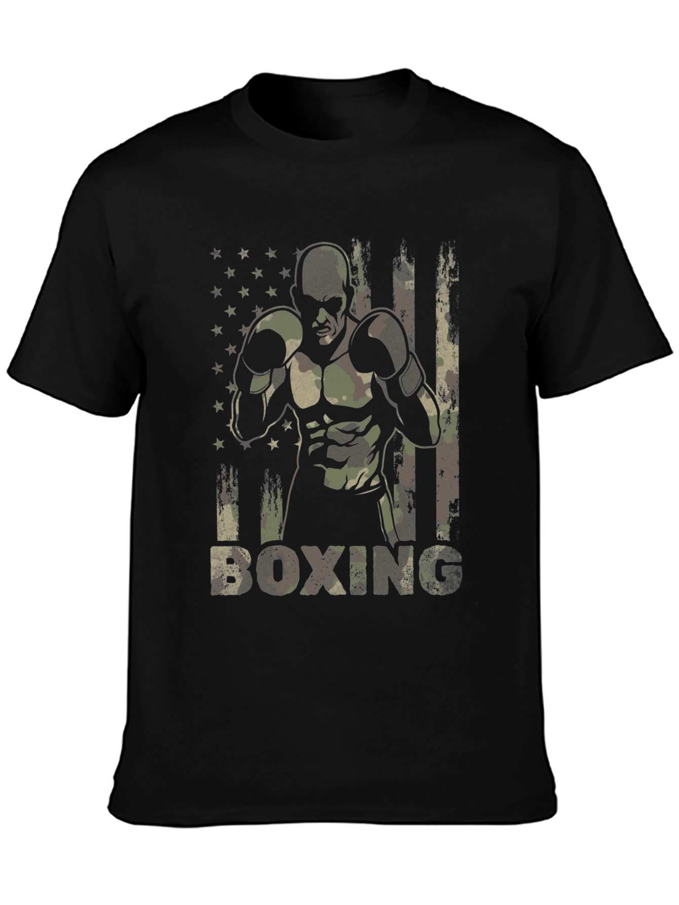 Military Boxing Camo T-Shirt