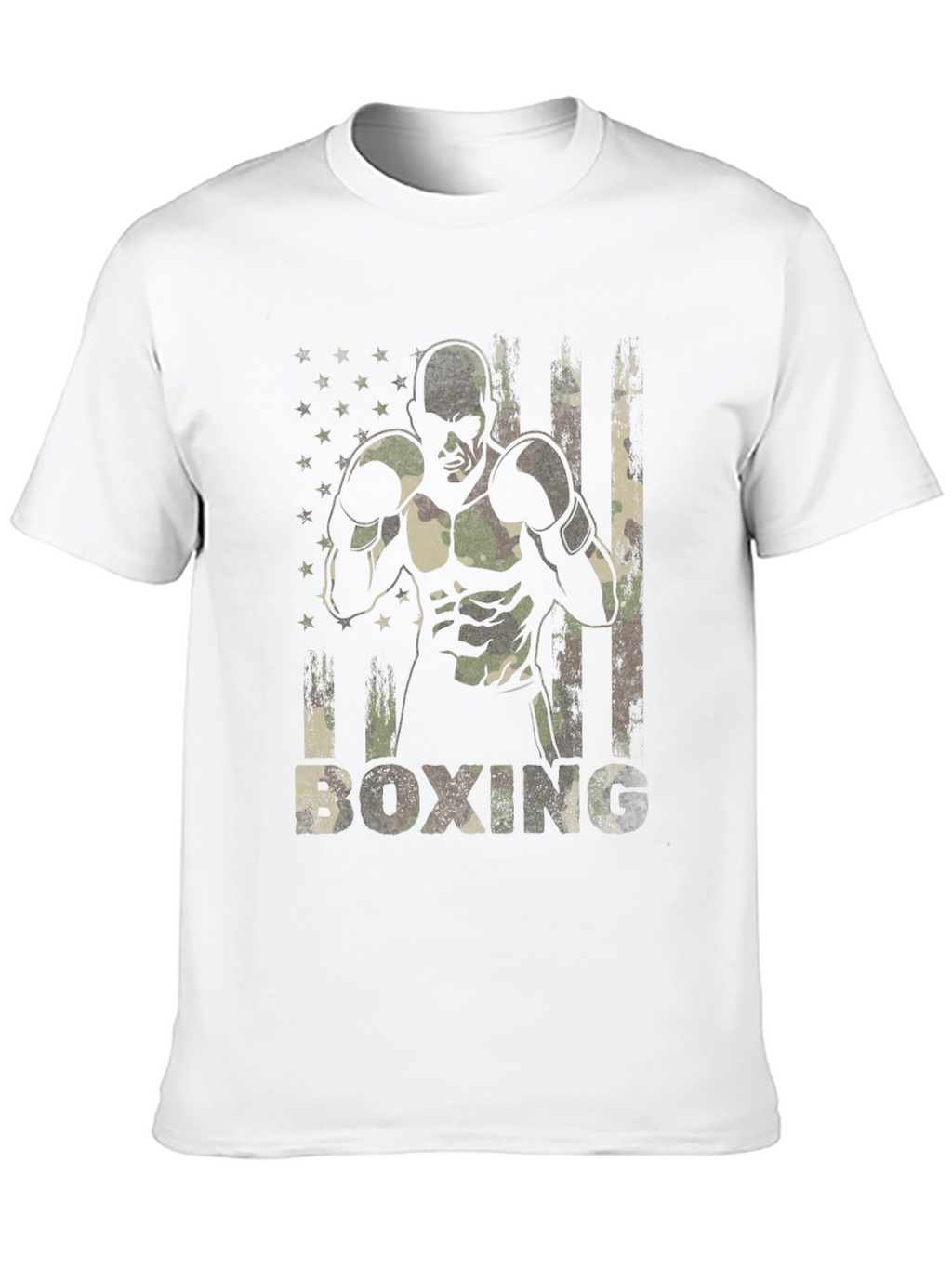 Military Boxing Camo T-Shirt