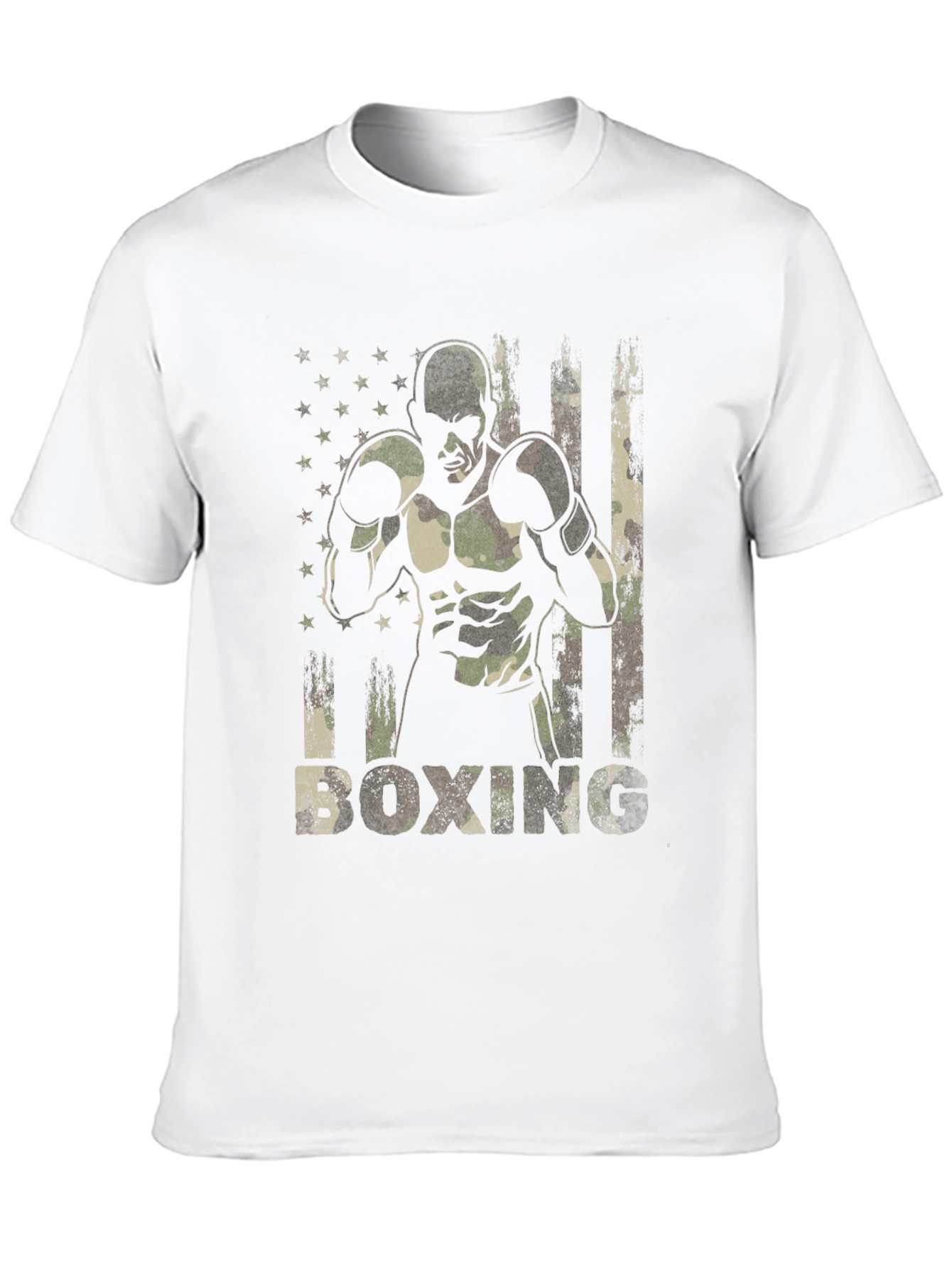 Military Boxing Camo T-Shirt