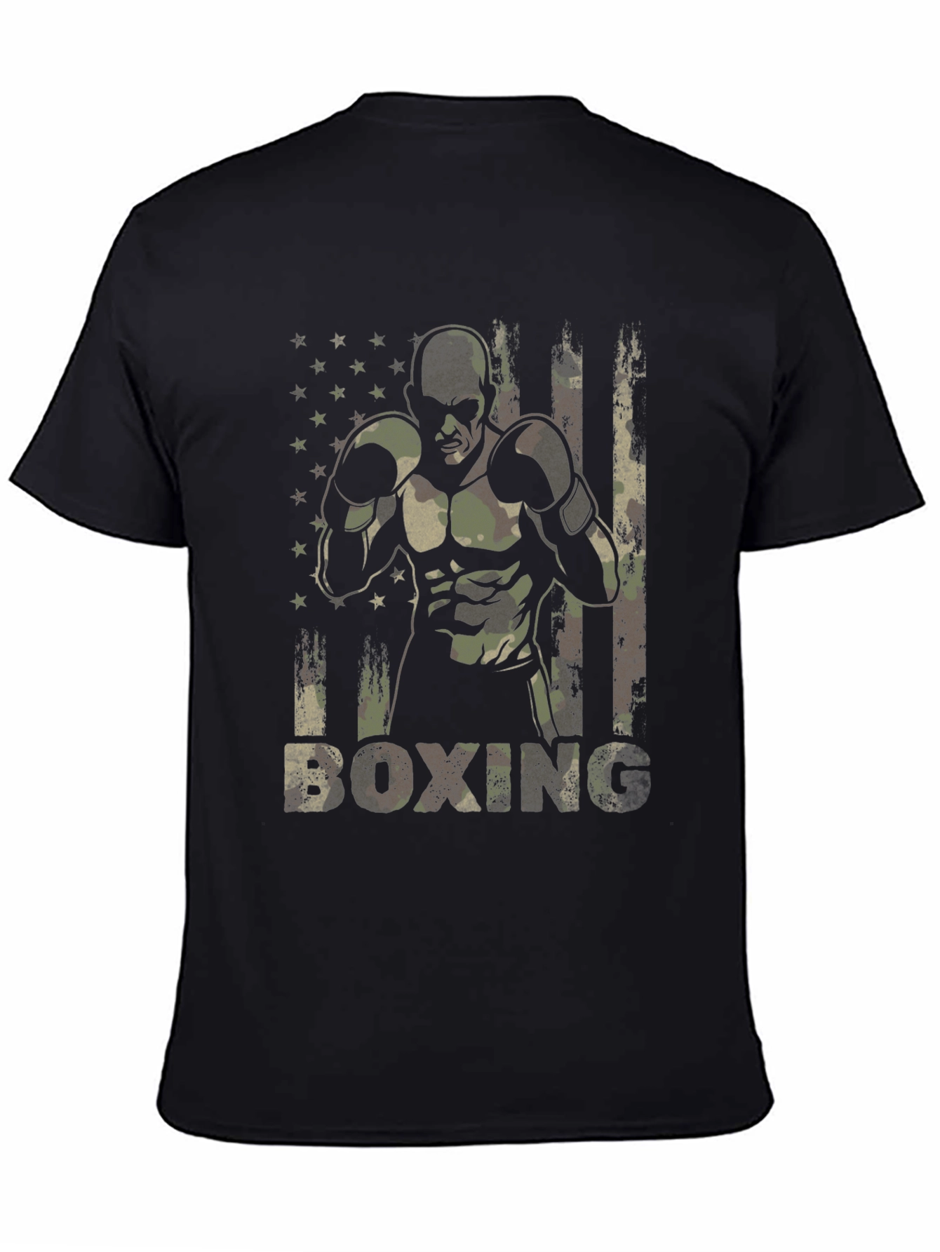 Military Boxing Camo T-Shirt