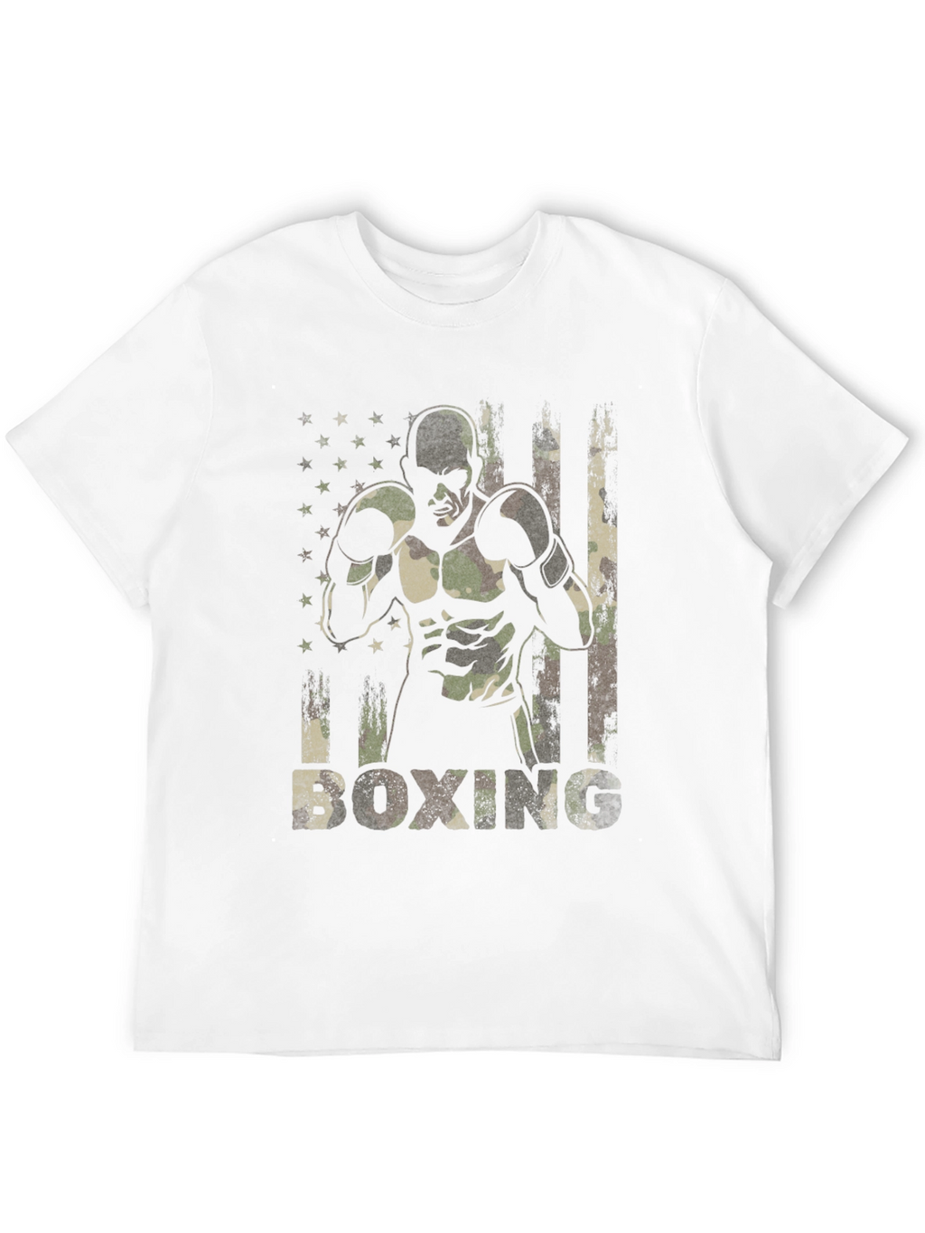 Military Boxing Camo T-Shirt