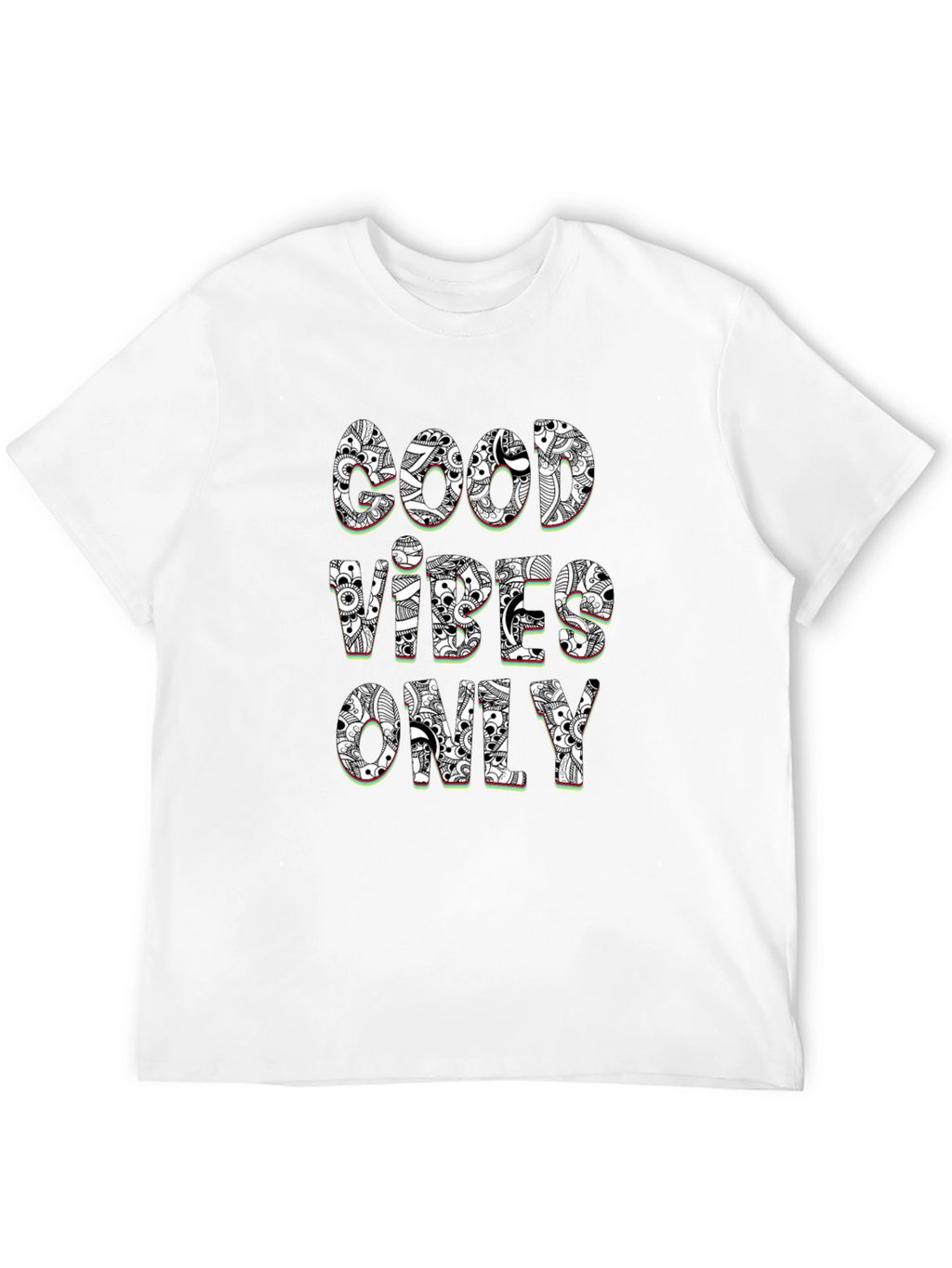 Good Vibes Only Graphic Tee - Stylish Black T-Shirt