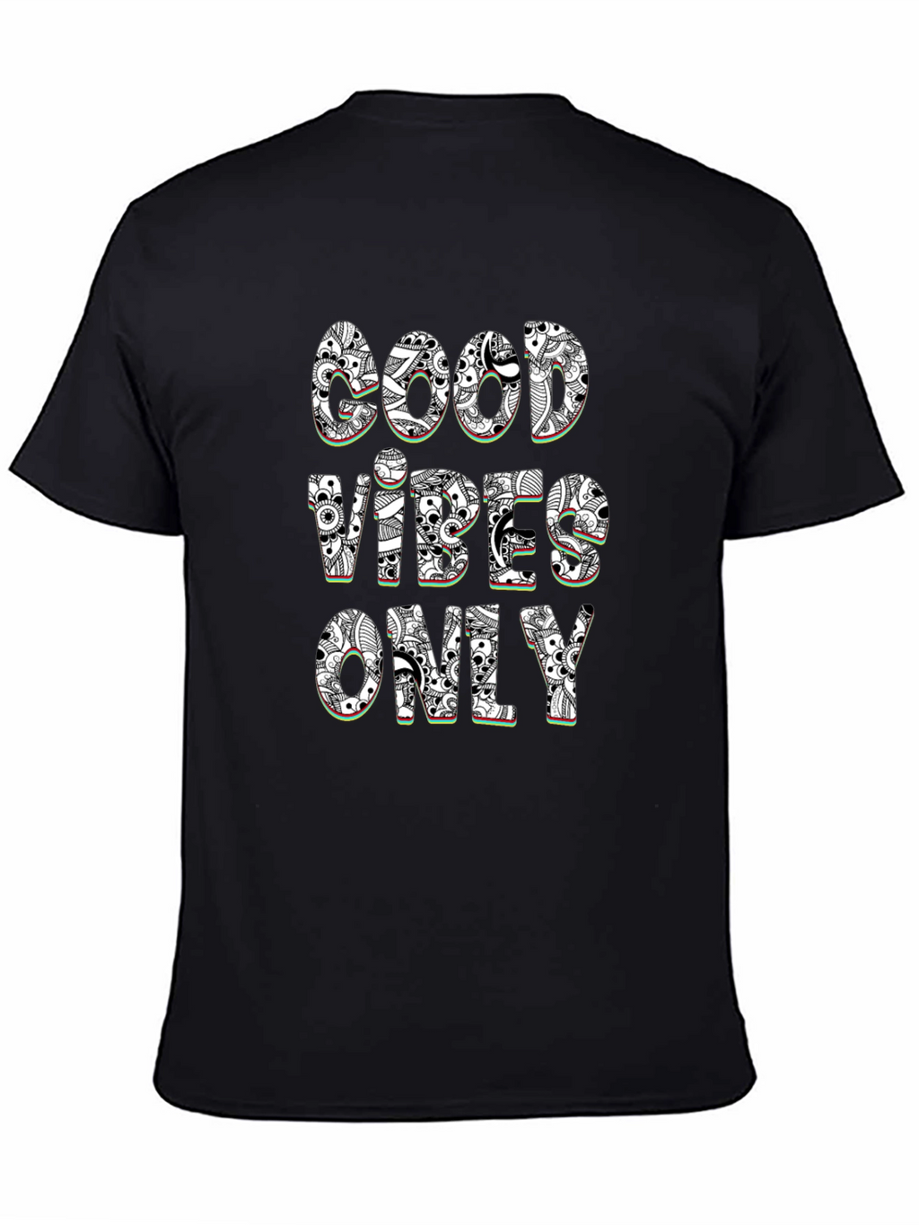 Good Vibes Only Graphic Tee - Stylish Black T-Shirt