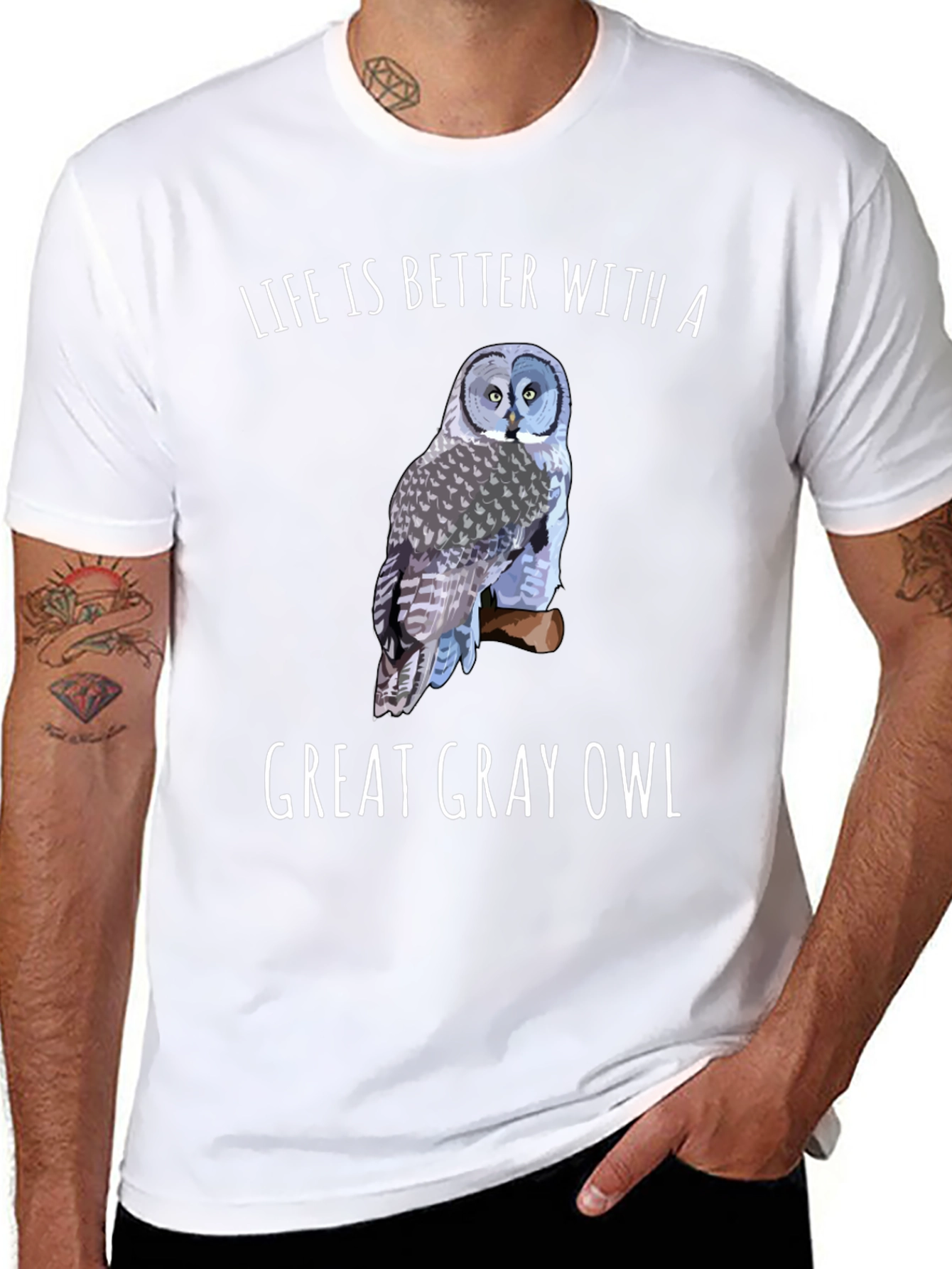 Great Gray Owl T-Shirt