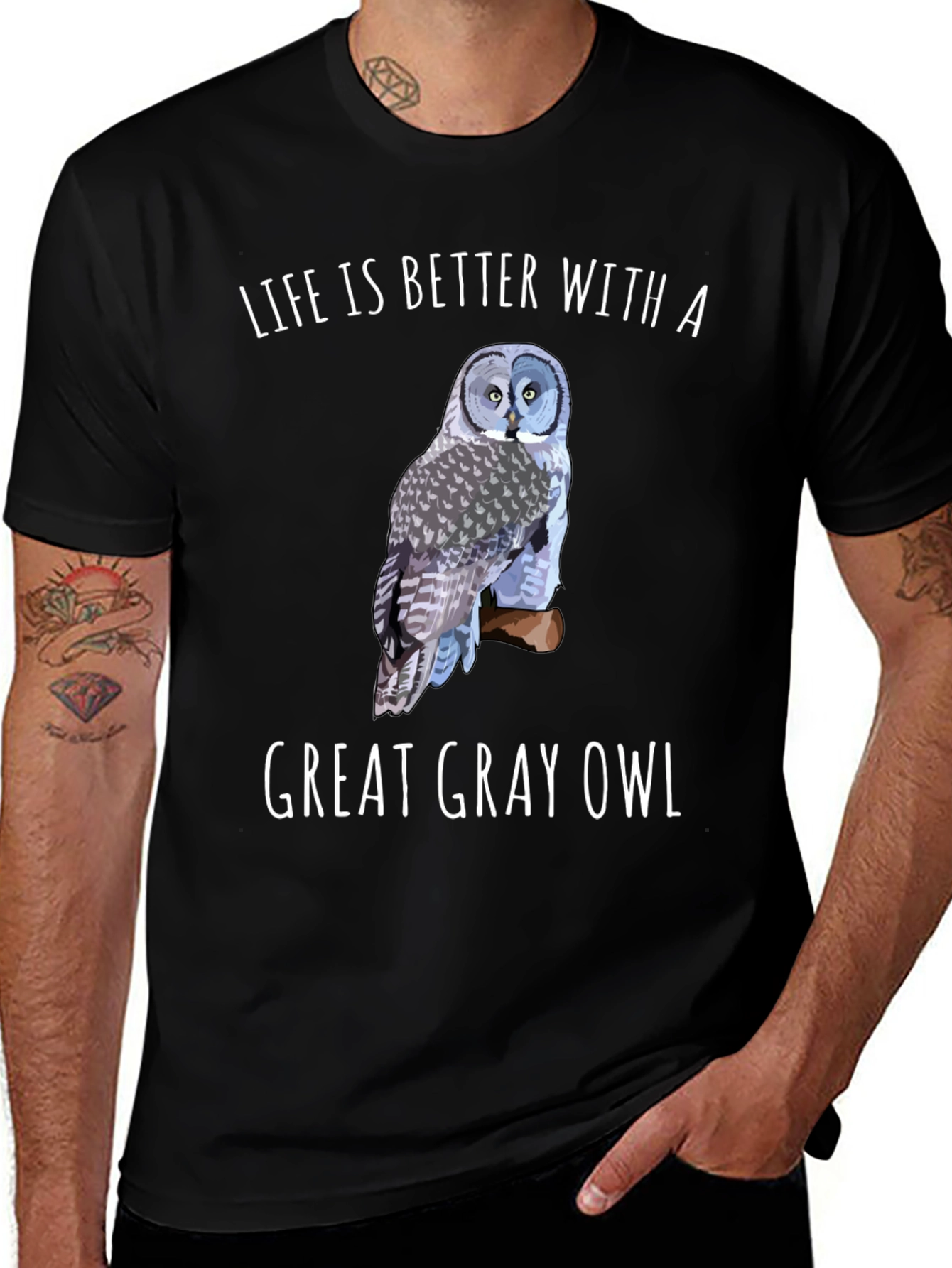 Great Gray Owl T-Shirt