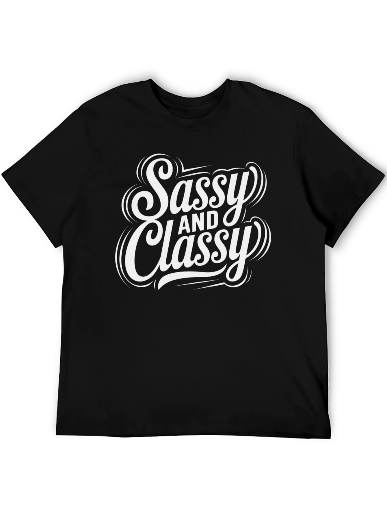 Sassy and Classy Black T-Shirt