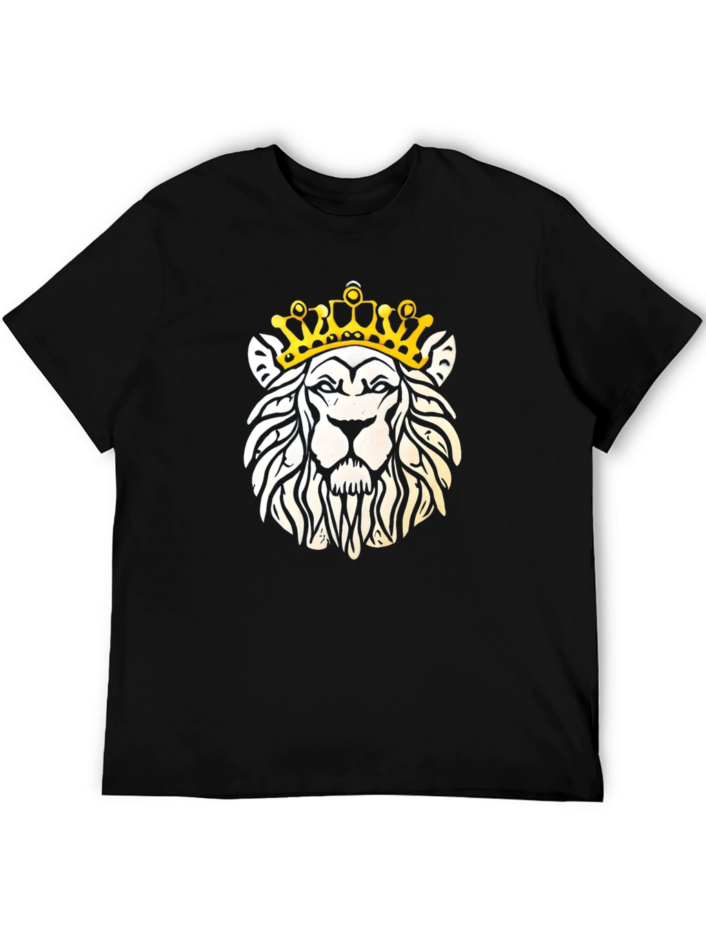 Lion Crown T-Shirt - Graphic Tee for Men