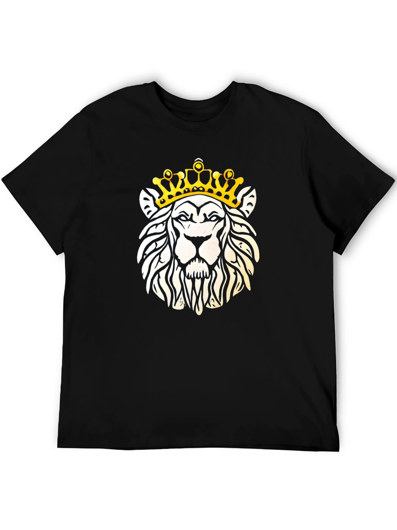 Lion Crown T-Shirt - Graphic Tee for Men