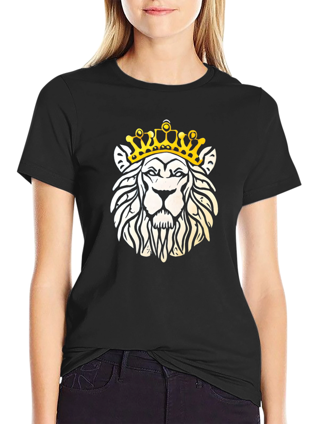 Lion Crown T-Shirt - Graphic Tee for Men