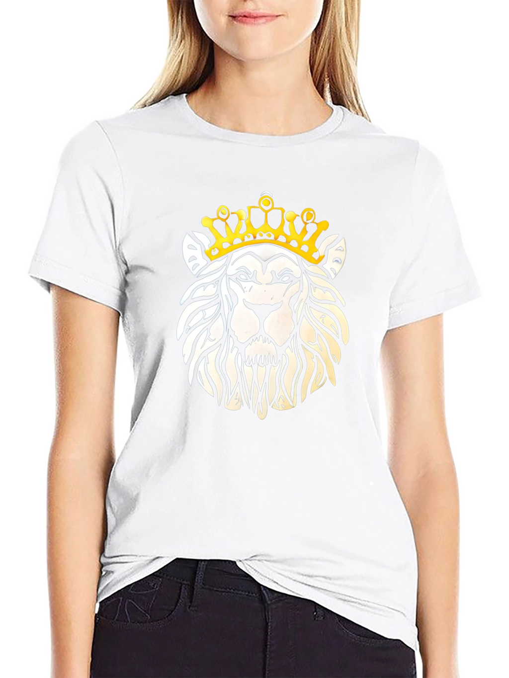 Lion Crown T-Shirt - Graphic Tee for Men
