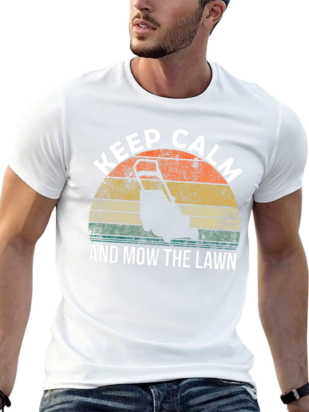 Keep Calm and Mow the Lawn T-Shirt