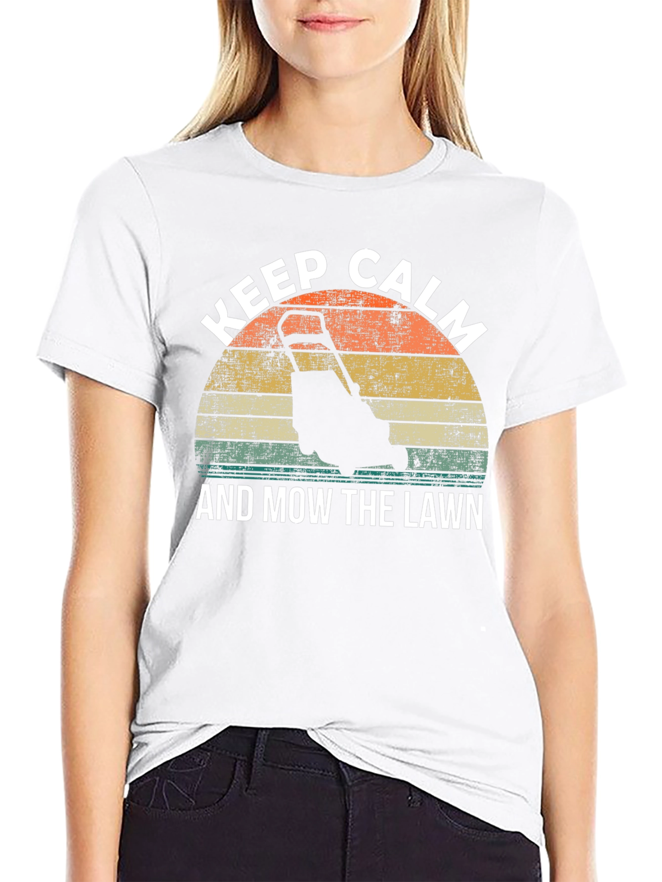 Keep Calm and Mow the Lawn T-Shirt