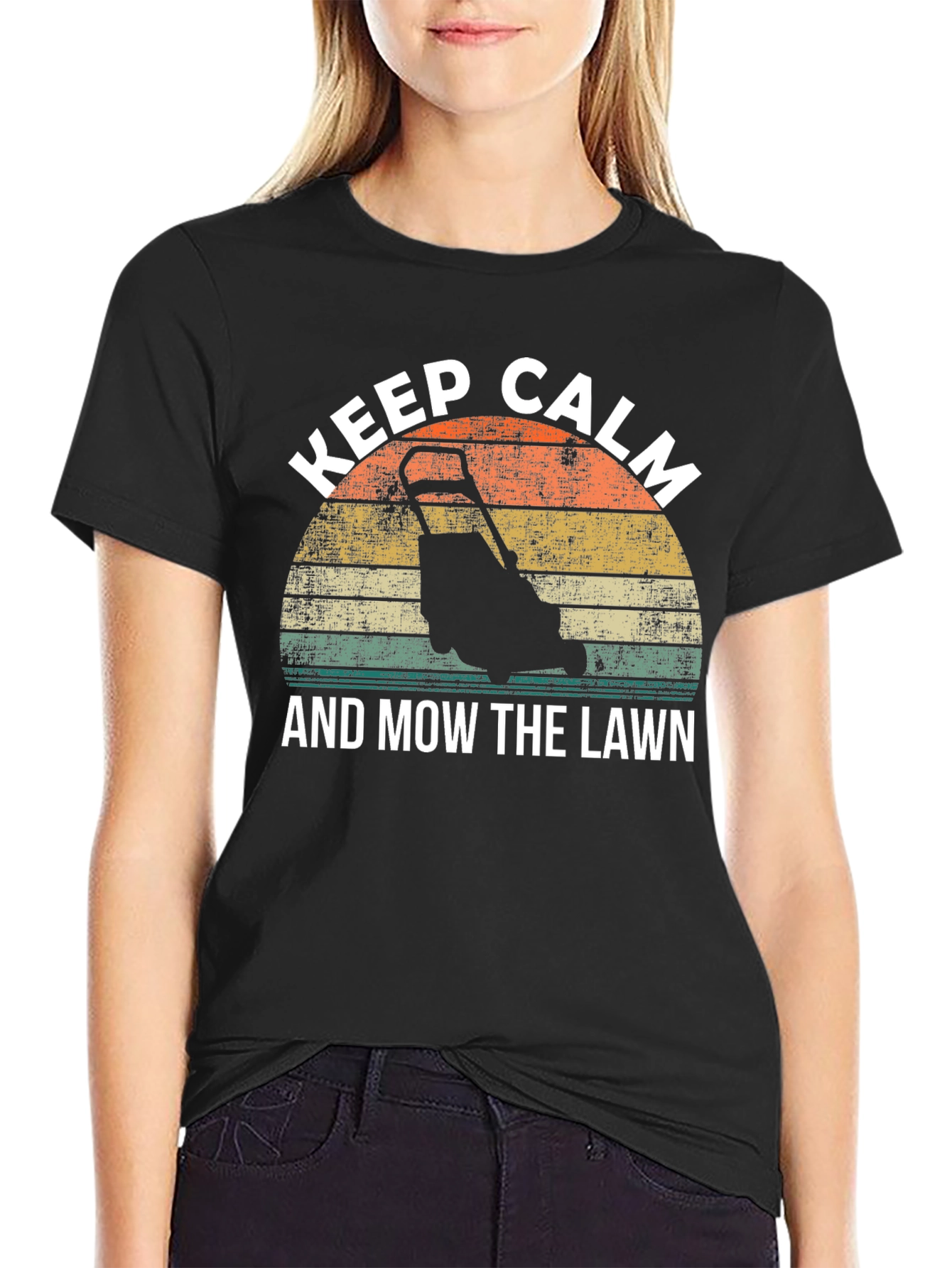 Keep Calm and Mow the Lawn T-Shirt