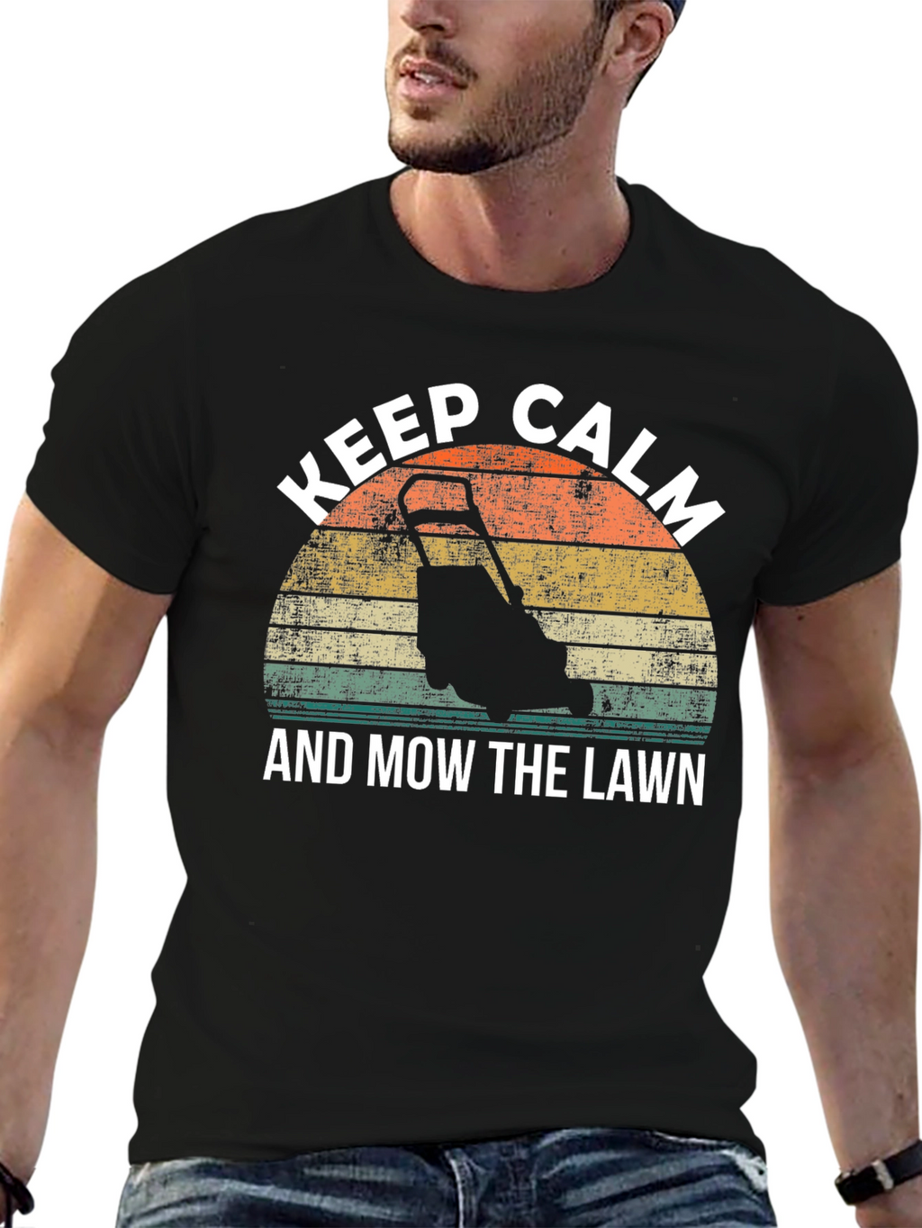 Keep Calm and Mow the Lawn T-Shirt