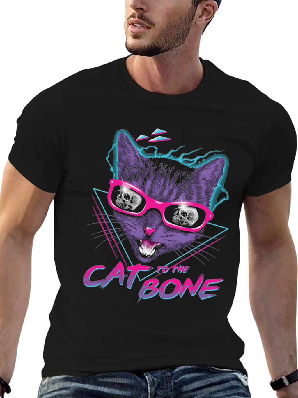 Cat to the Bone Graphic T-Shirt