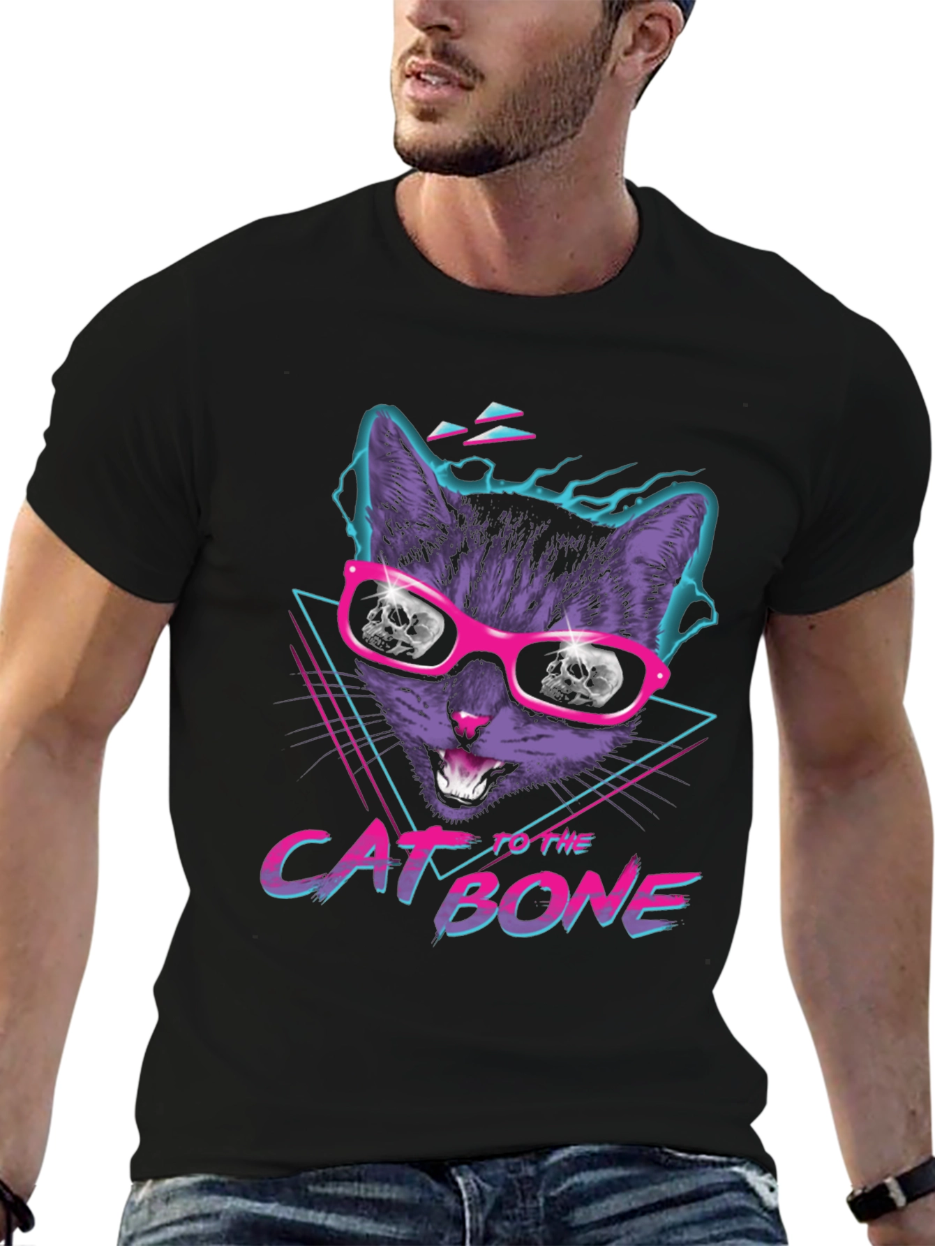 Cat to the Bone Graphic T-Shirt