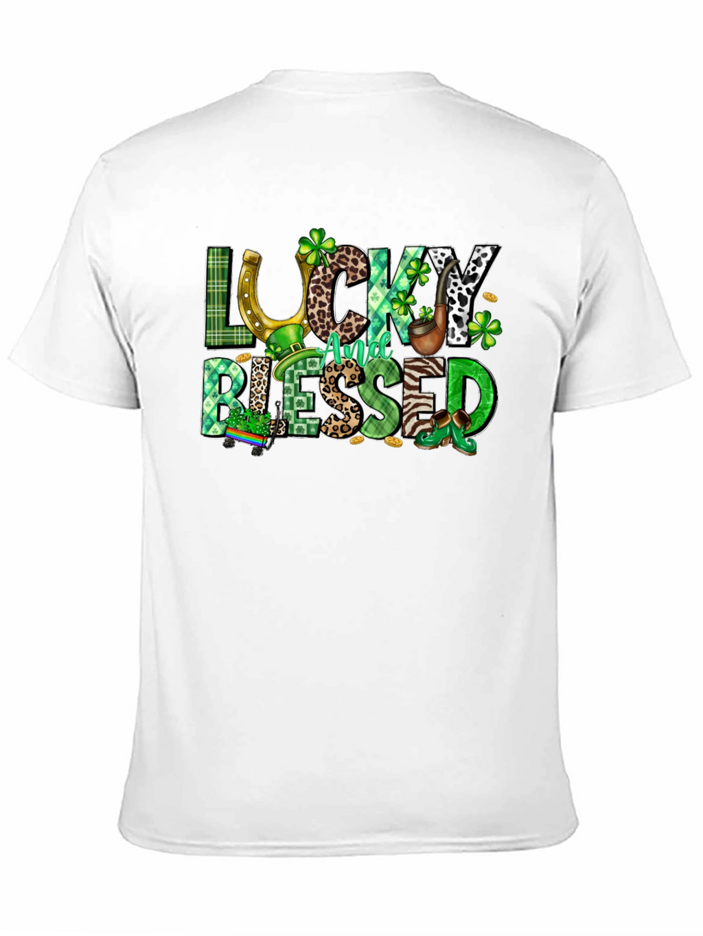 Lucky And Blessed St. Patricks Day T-Shirt