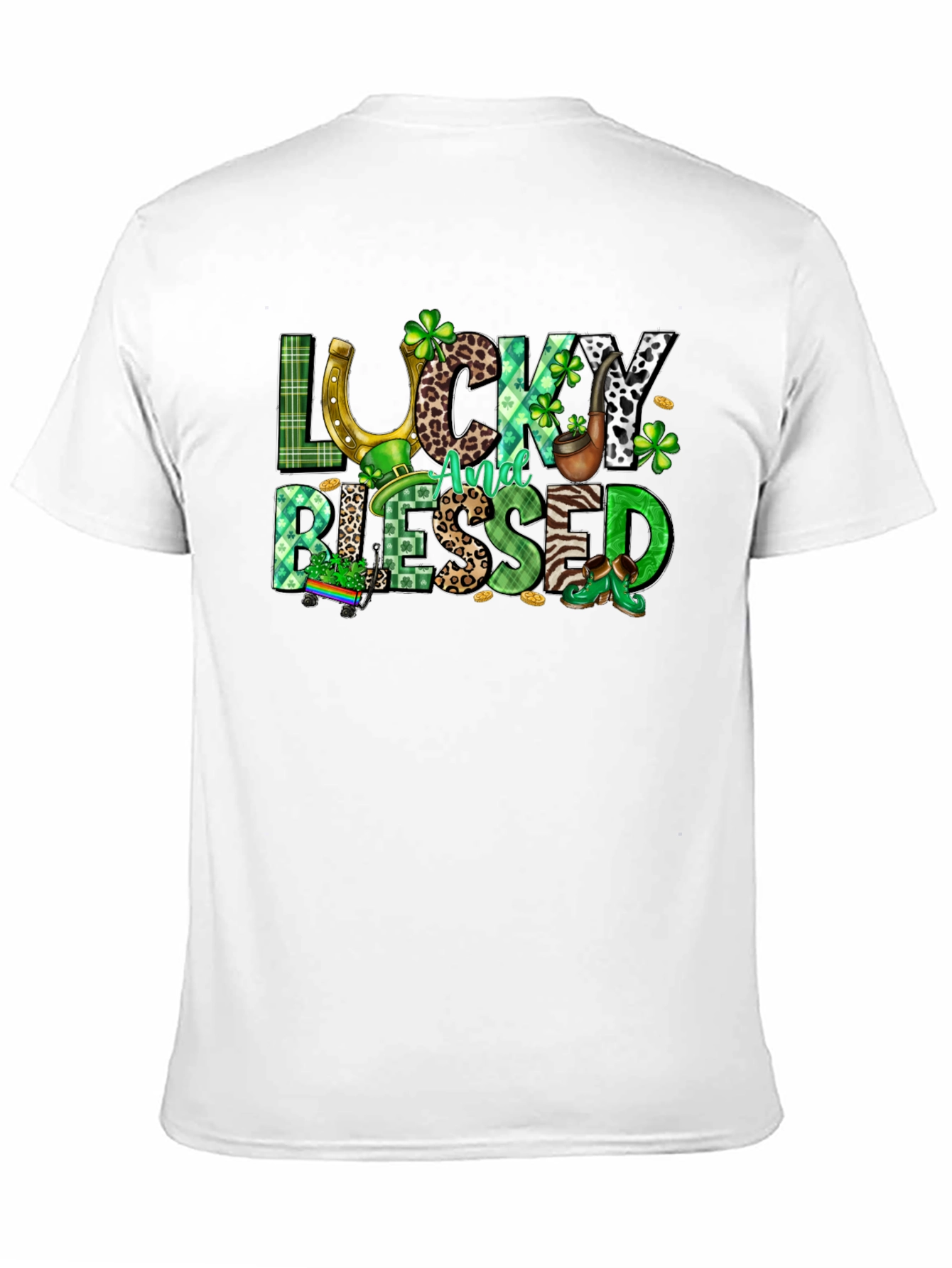 Lucky And Blessed St. Patricks Day T-Shirt