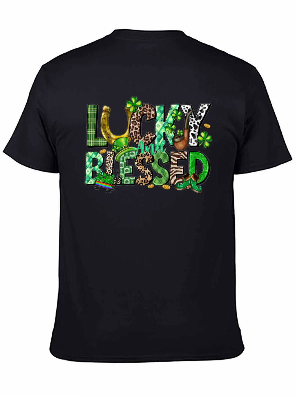 Lucky And Blessed St. Patricks Day T-Shirt