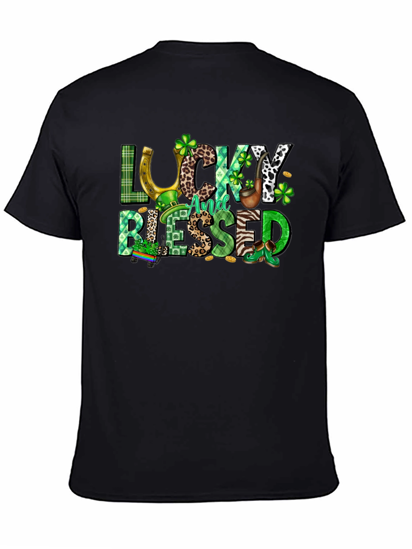 Lucky And Blessed St. Patricks Day T-Shirt