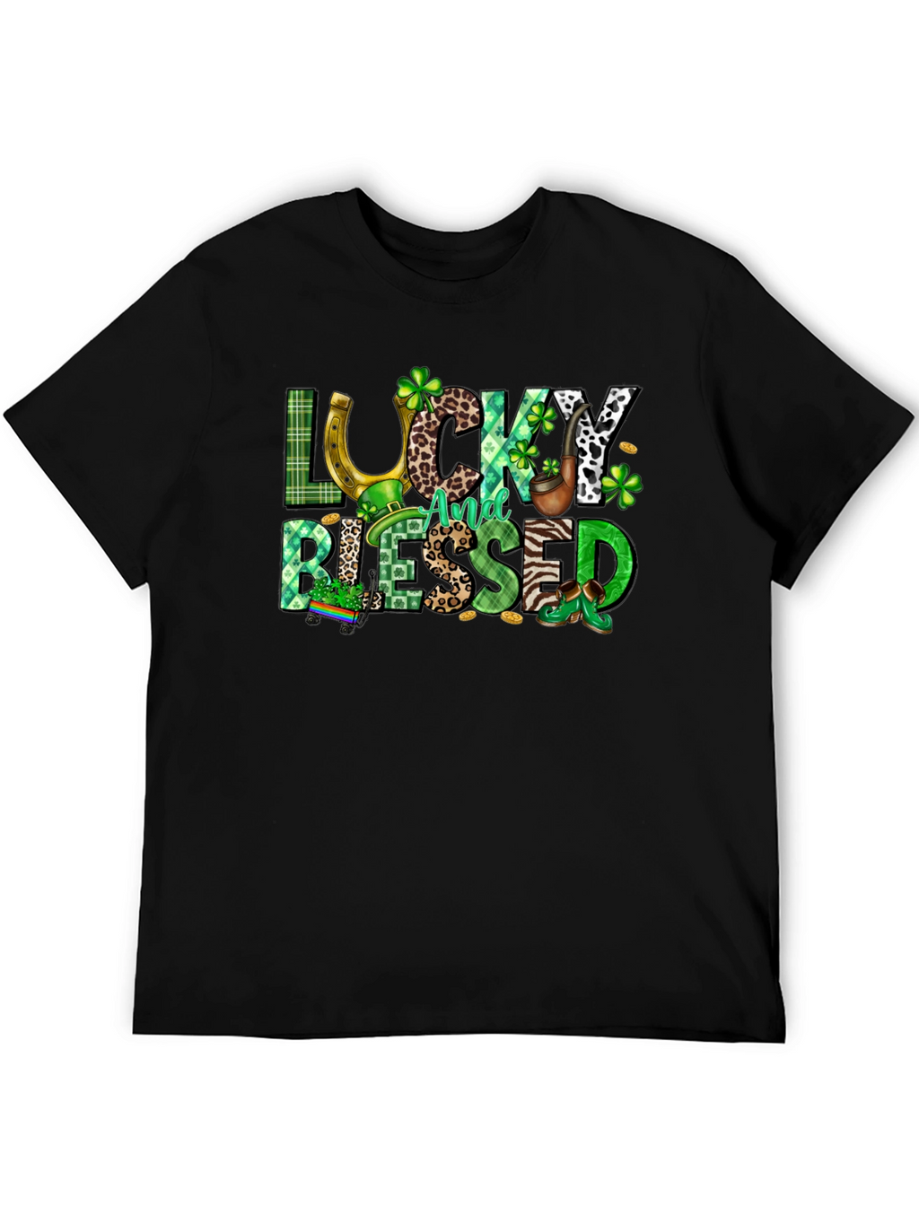 Lucky And Blessed St. Patricks Day T-Shirt