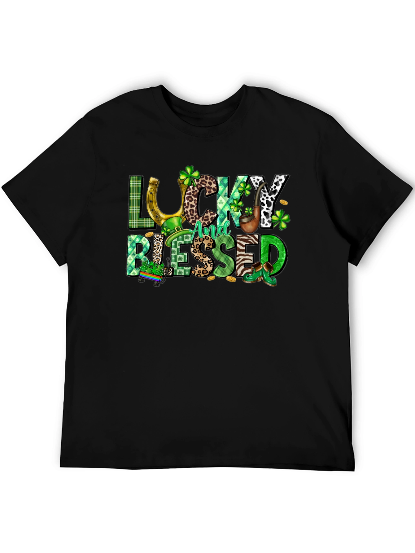 Lucky And Blessed St. Patricks Day T-Shirt