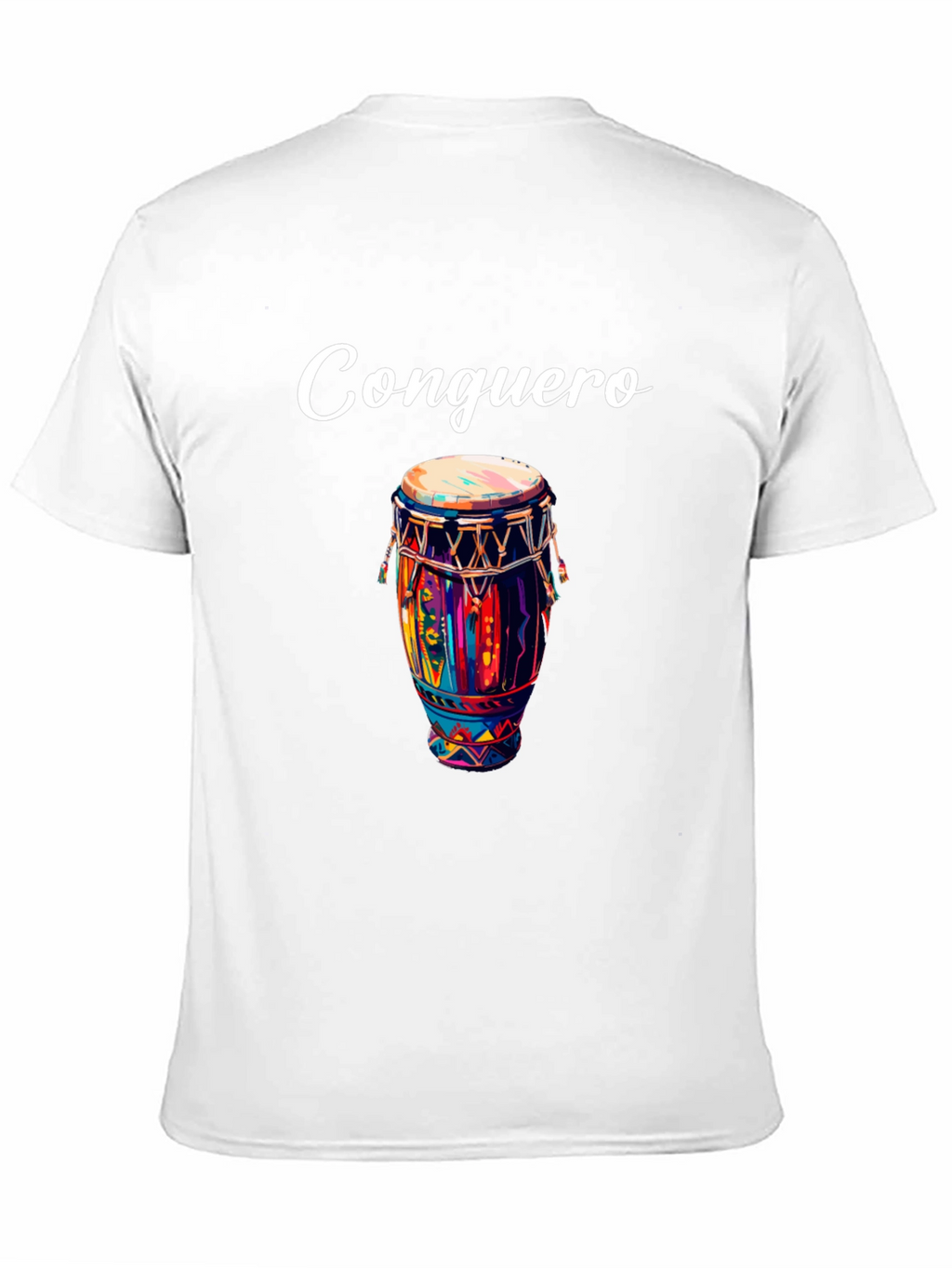 Conguero Drum T-Shirt - Unique Musical Design
