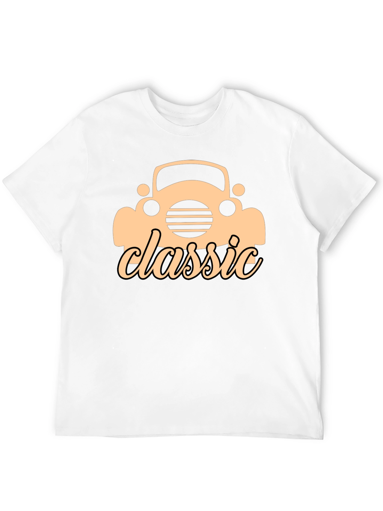 Classic Car Graphic Black T-Shirt