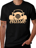 Classic Car Graphic Black T-Shirt